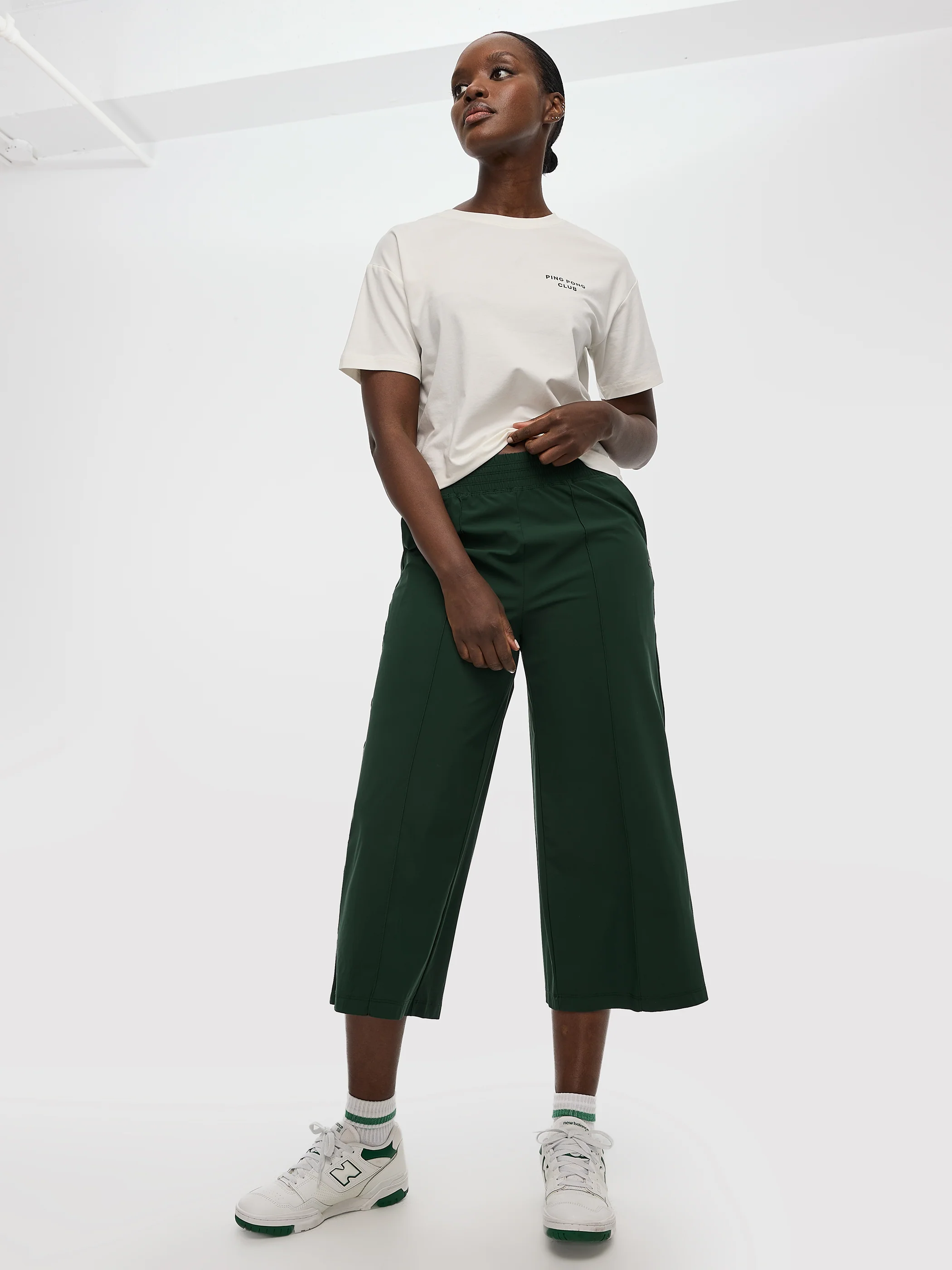 Wide-Leg Cropped Pant - Hyba - Image 10