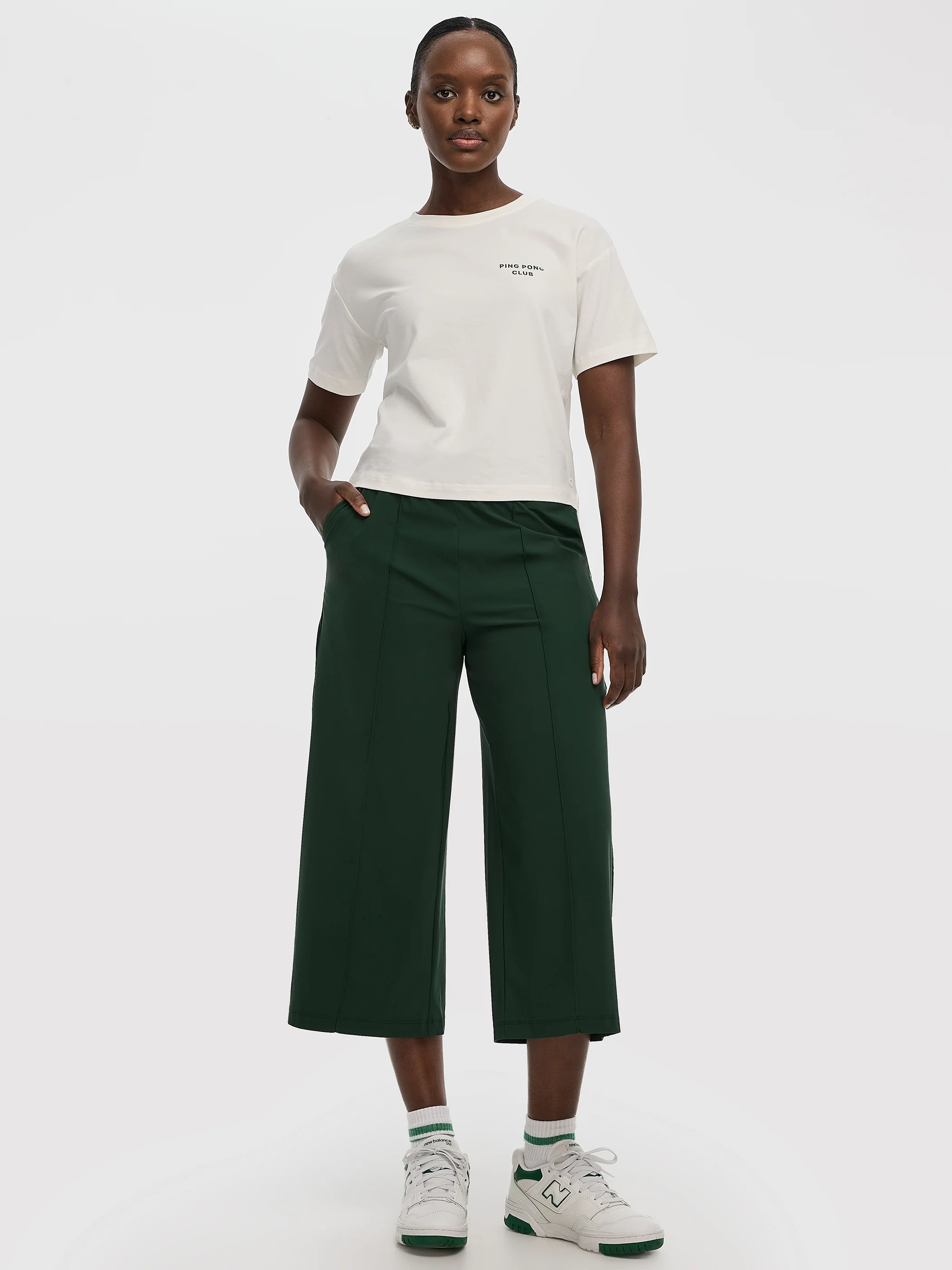 Wide-Leg Cropped Pant - Hyba - Image 6