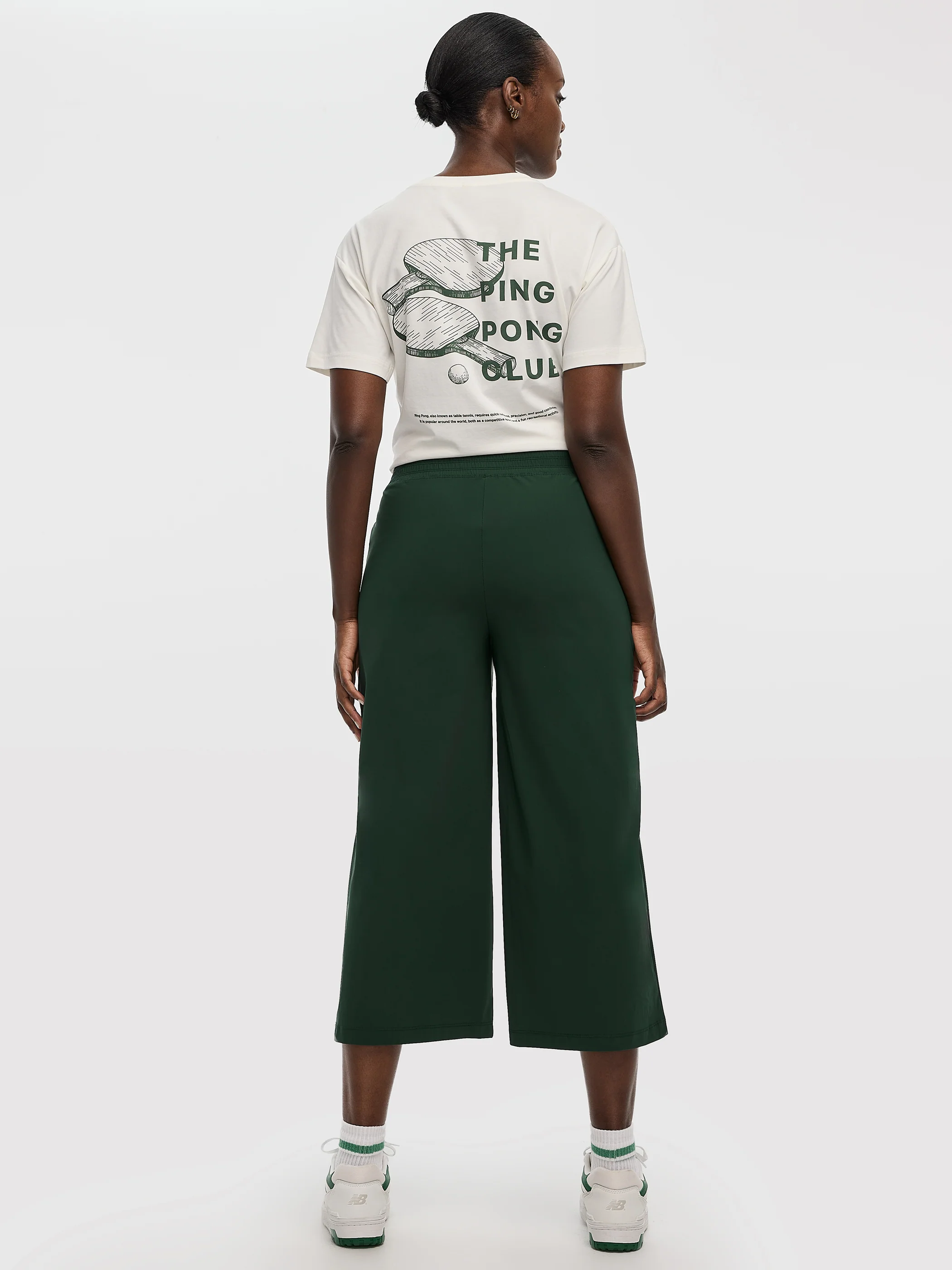 Wide-Leg Cropped Pant - Hyba - Image 9