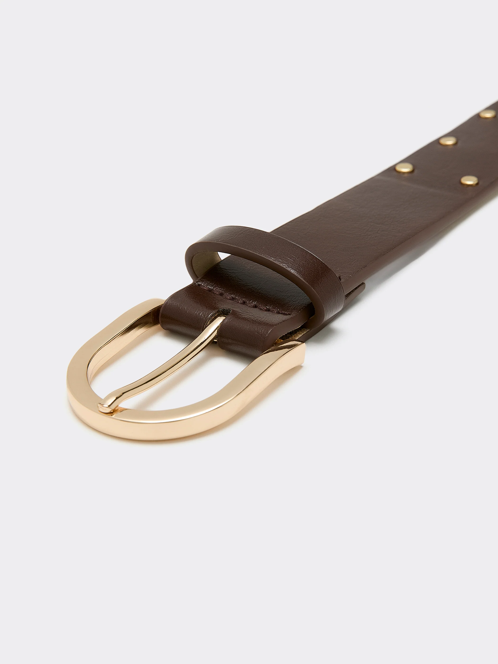 Faux Leather Belt with Studs - Image 6