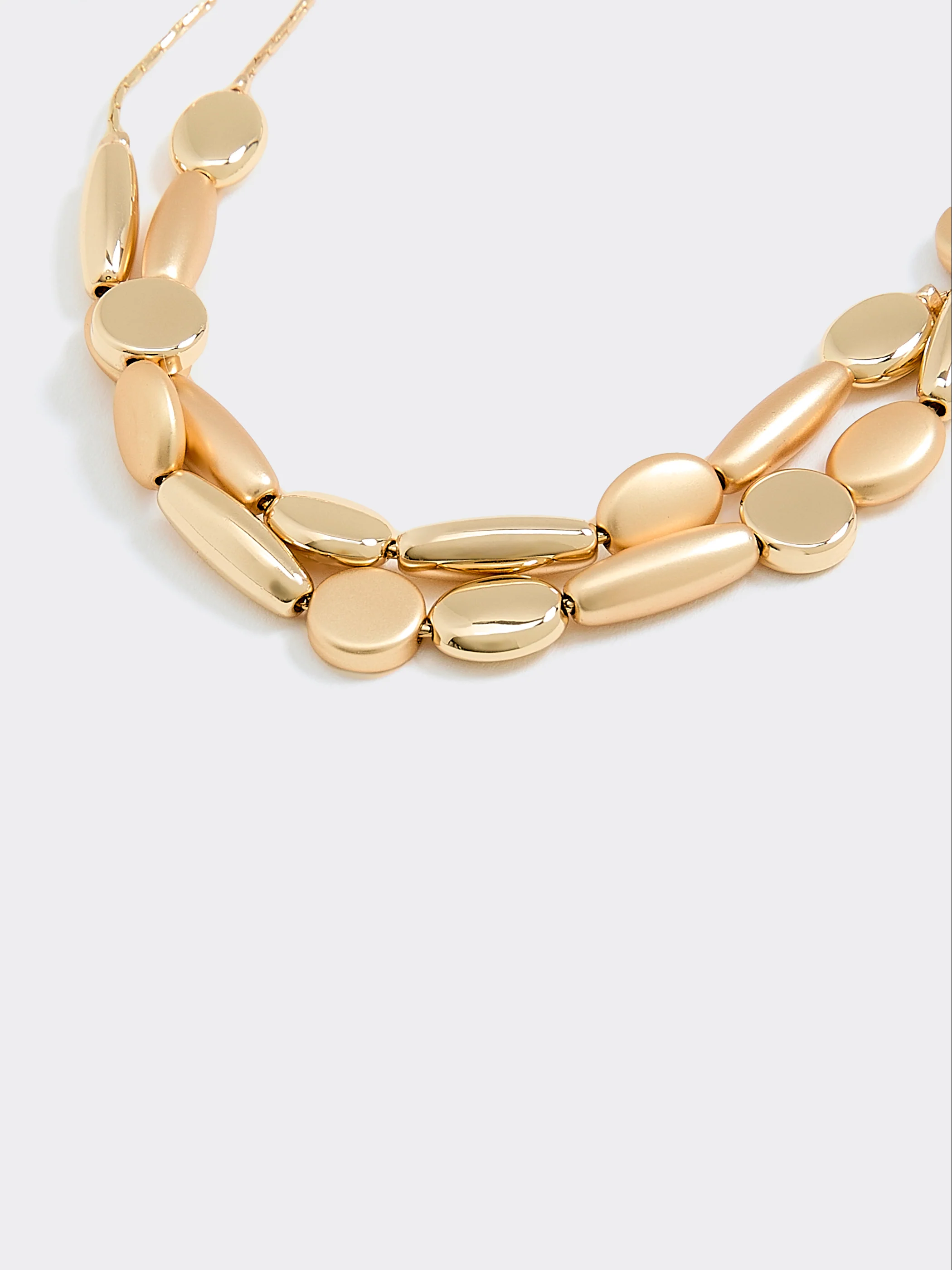 Cord Bracelet with Pebble Beads - Image 2
