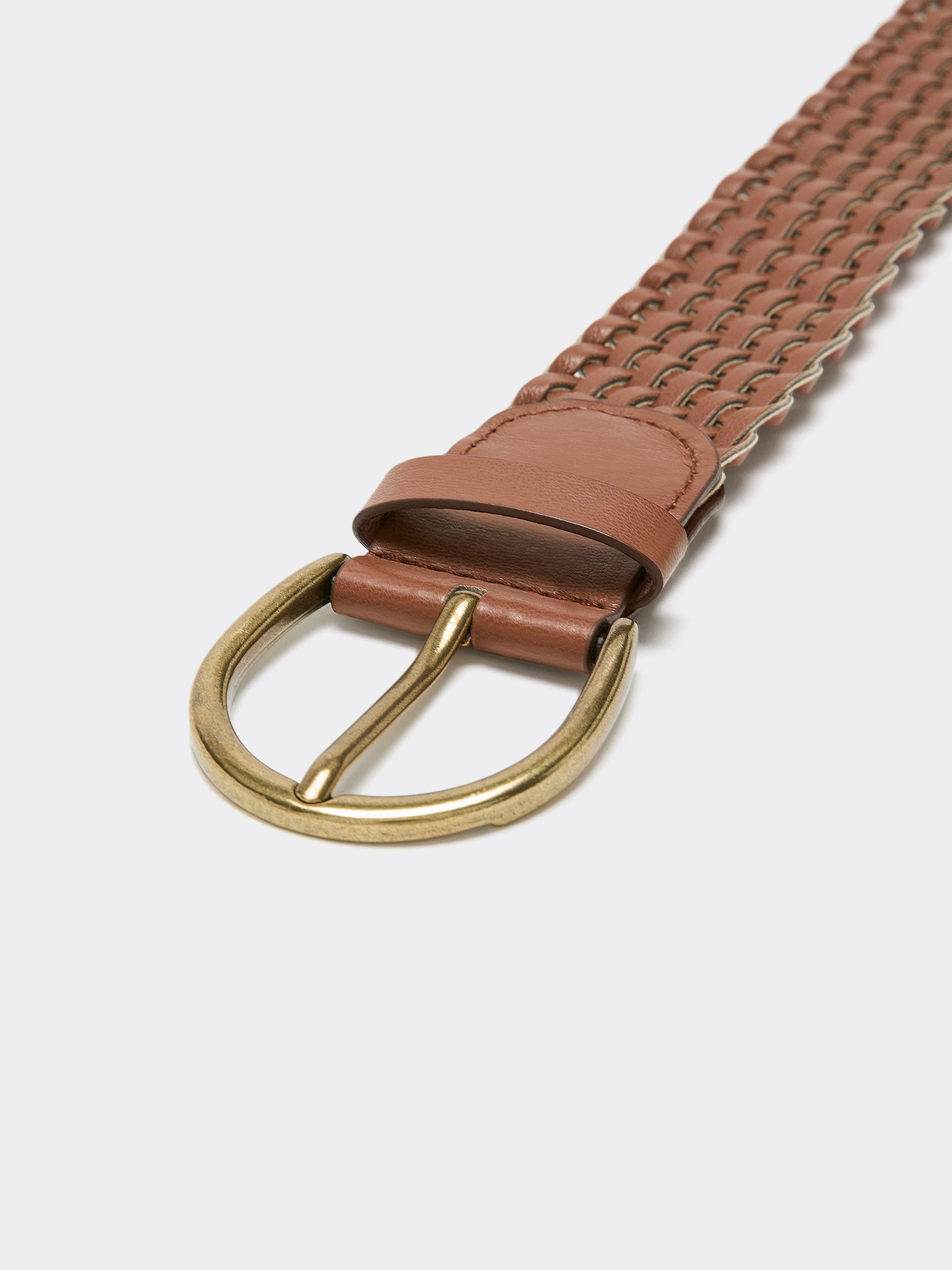 Braided Faux Leather Belt - Image 5