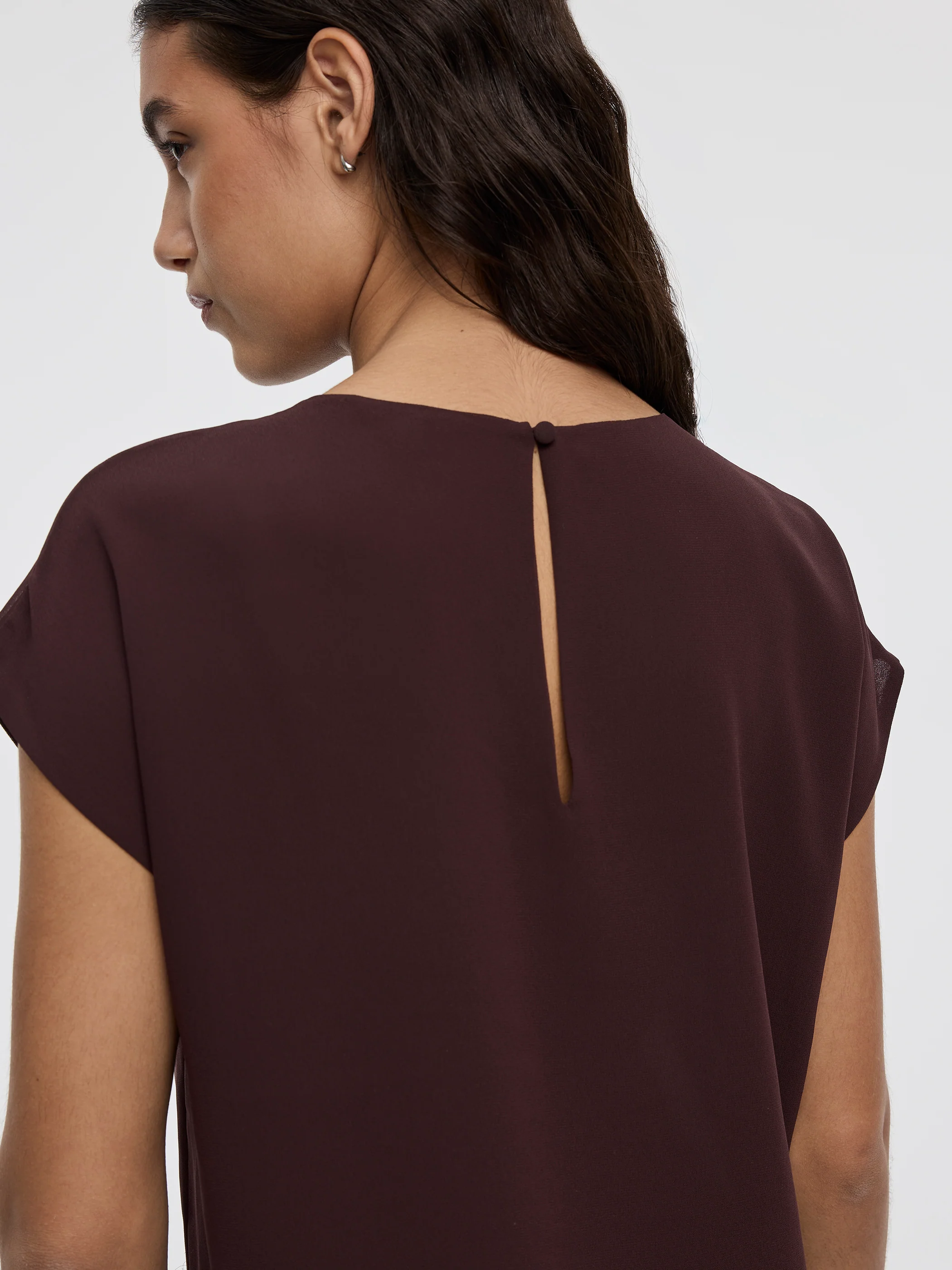 Short-Sleeve Crew-Neck Blouse - Image 6