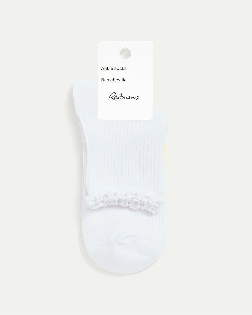Cotton Anklet Socks with Ruffled Hems - Image 8