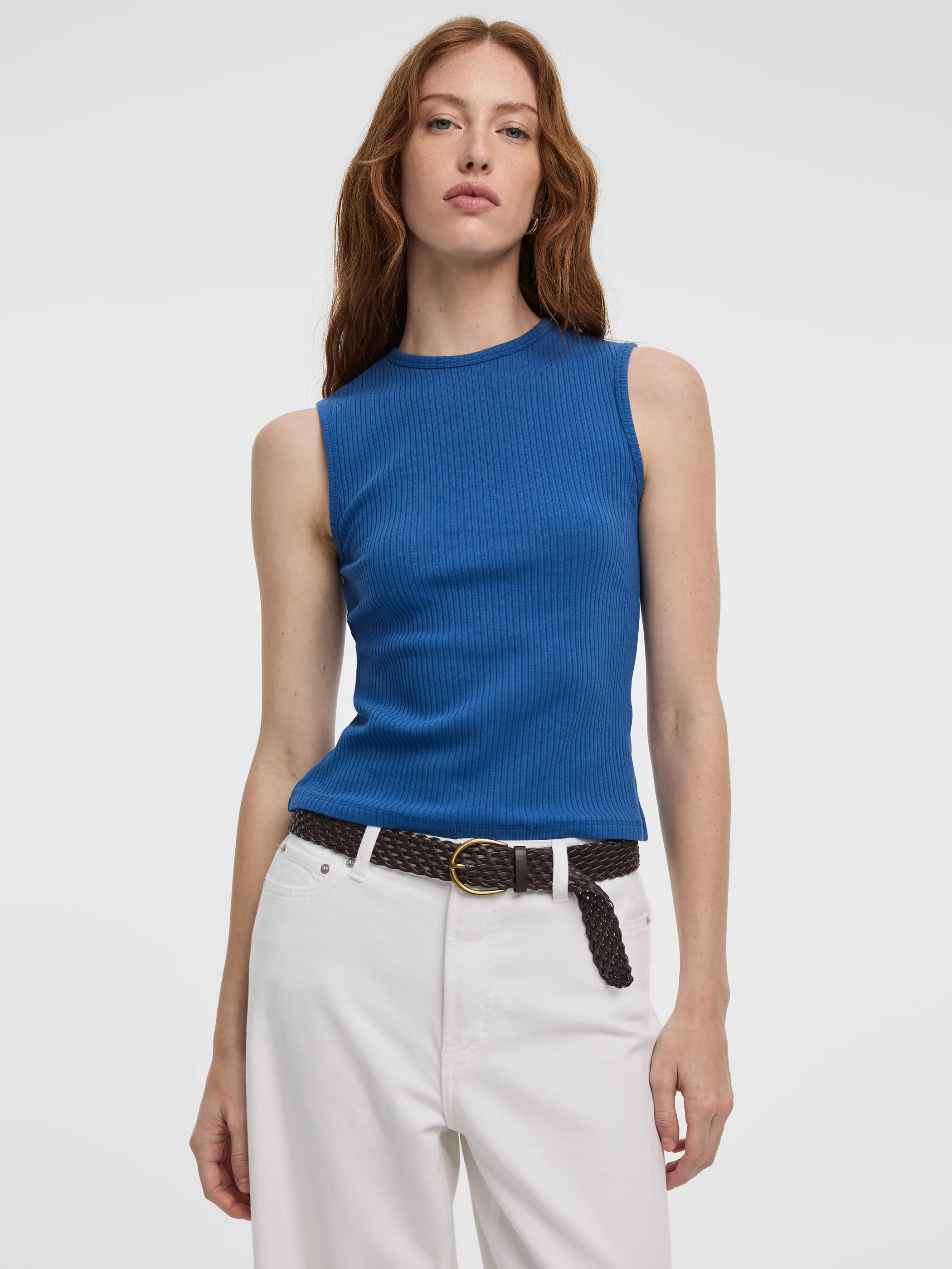 Ribbed Crew-Neck Tank - Image 13