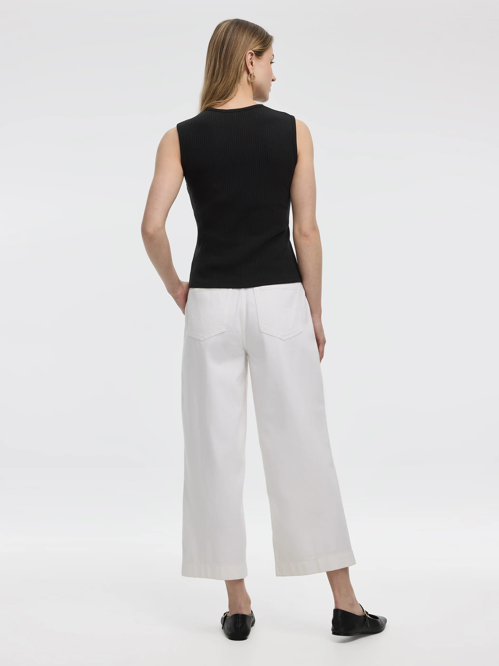 Ribbed Crew-Neck Tank - Image 3