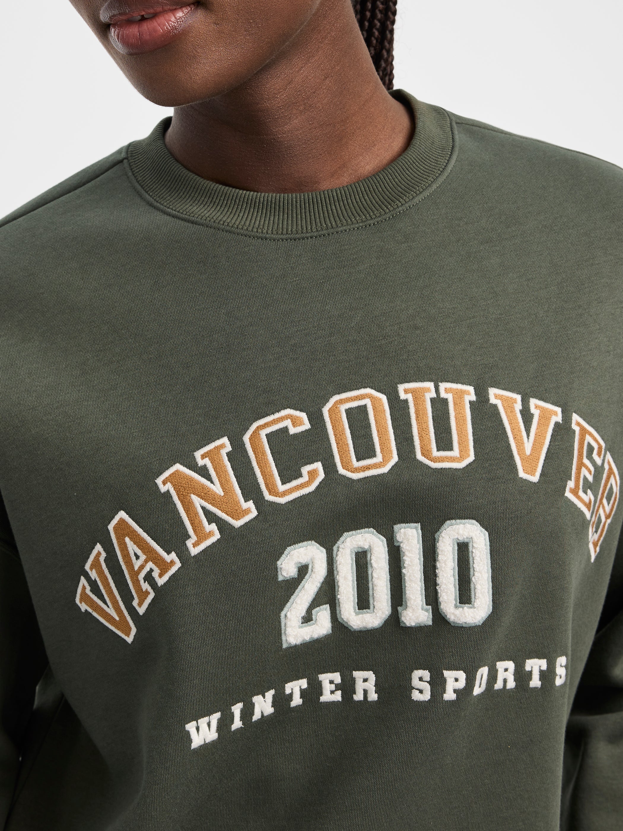 Fleece Crew-Neck Sweatshirt - Hyba - Image 4