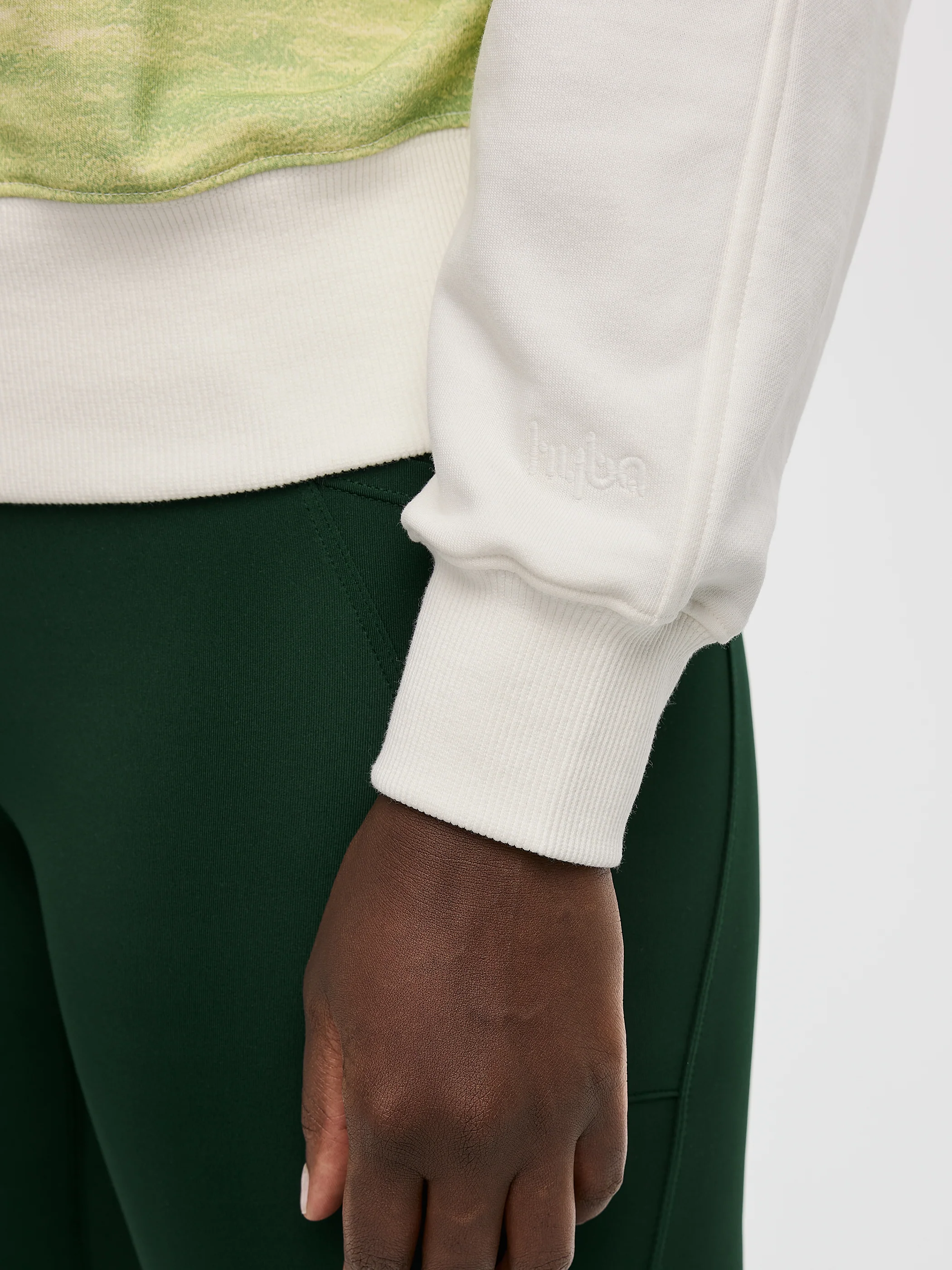 Long-Sleeve Crew-Neck French Terry Sweatshirt - Hyba - Image 5