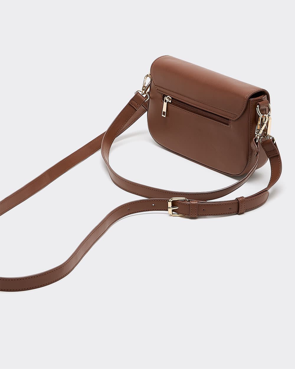 Faux Leather Crossbody Bag - Image 3