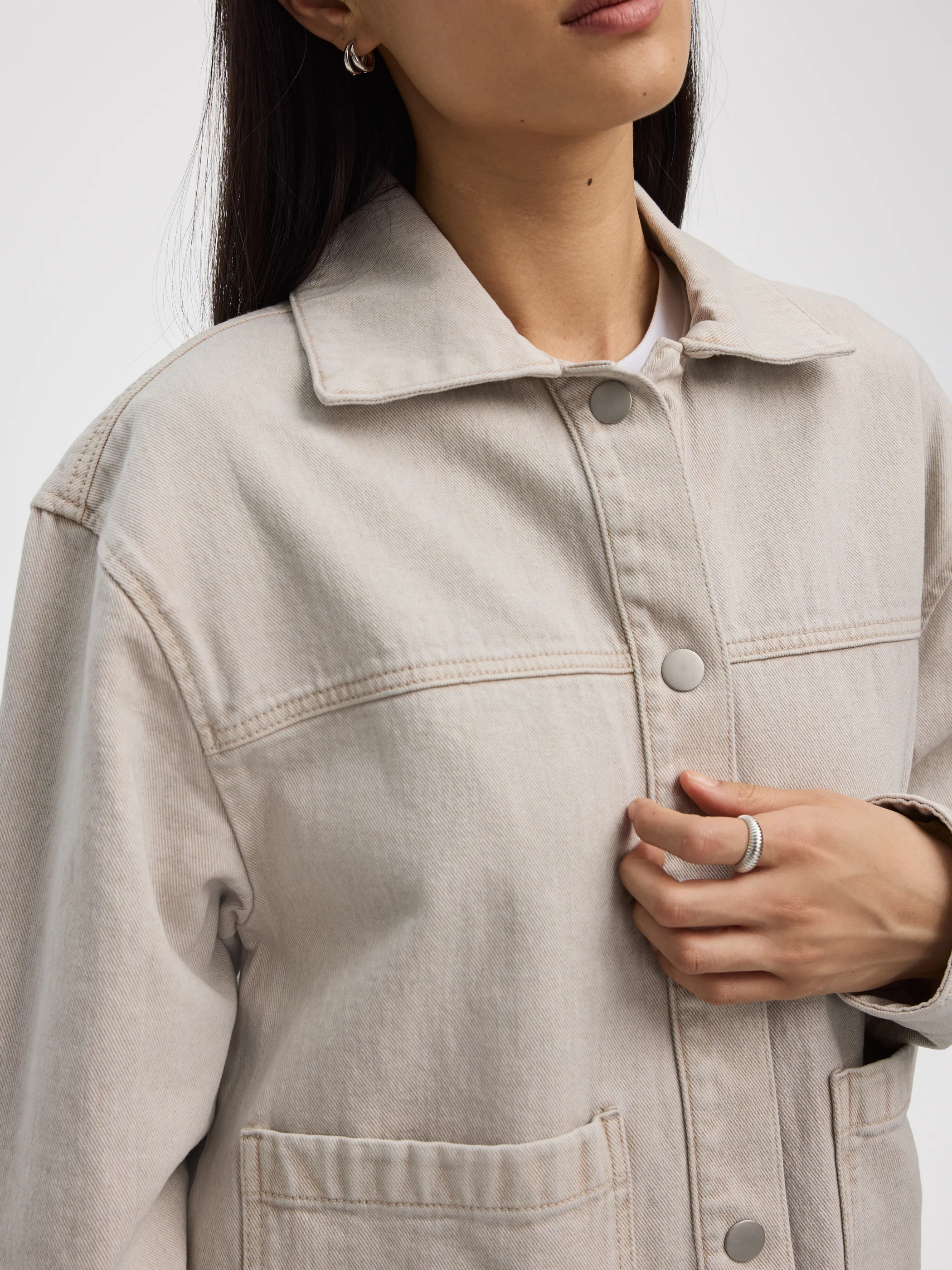 Denim Shacket - Image 3