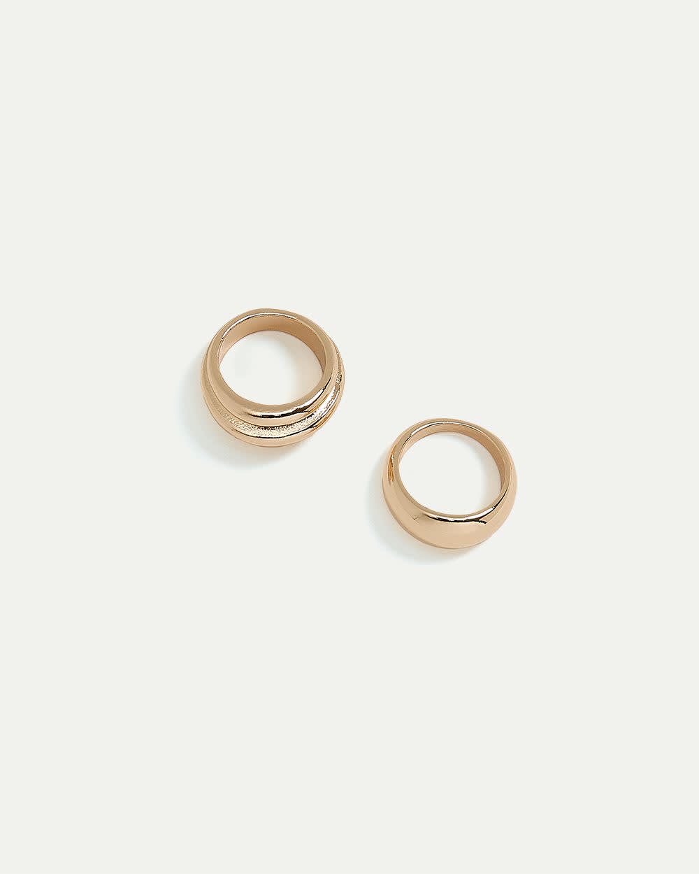 Domed-Effect Rings - Set of 2 - Image 4