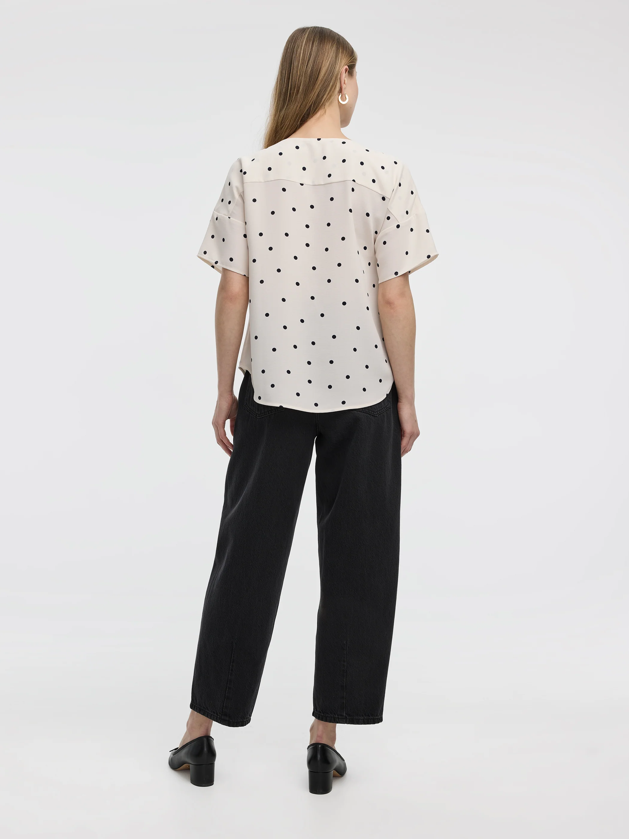 Crew-Neck T-Shirt Blouse - Image 15