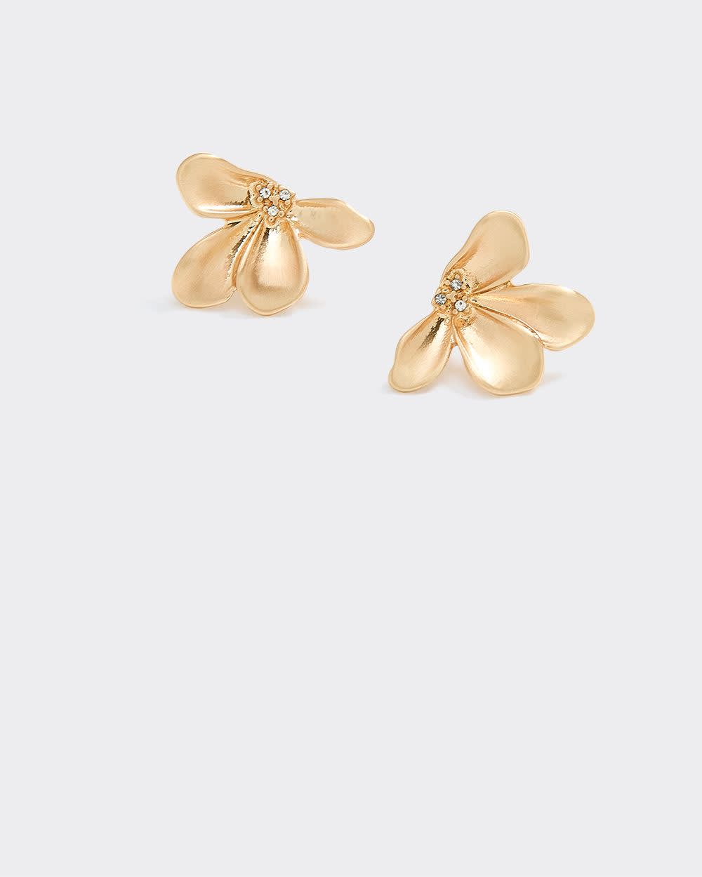 Half-Flower Earrings - Image 2