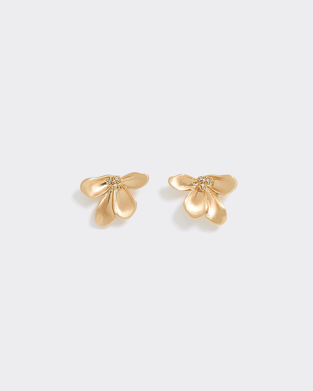 Half-Flower Earrings - Image 3