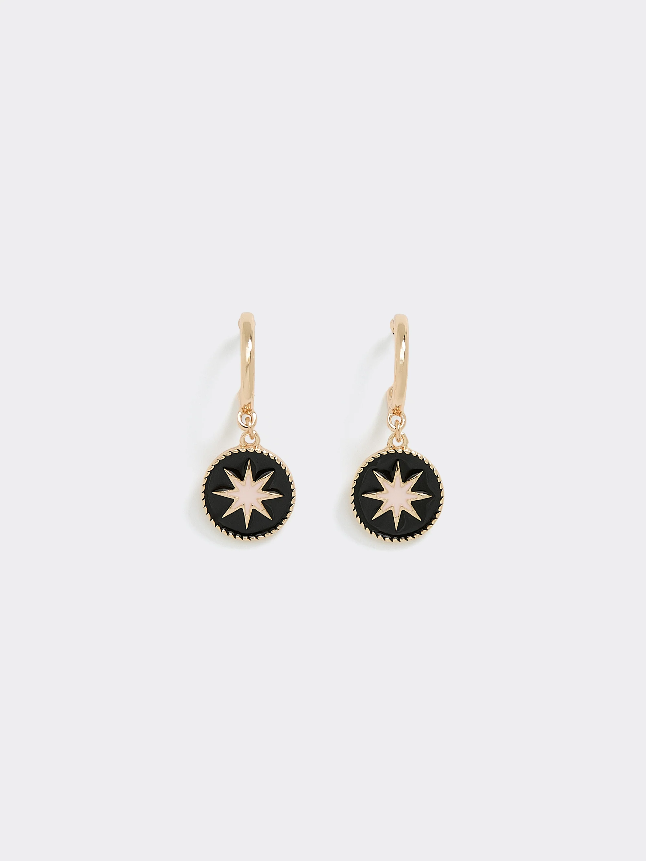 Hoops with Star Charms - Image 2