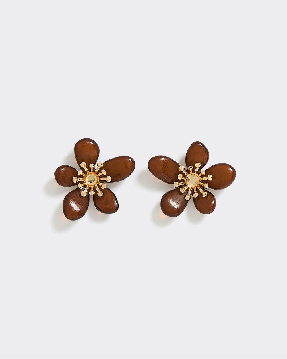 Resin Flower Earrings - Image 2