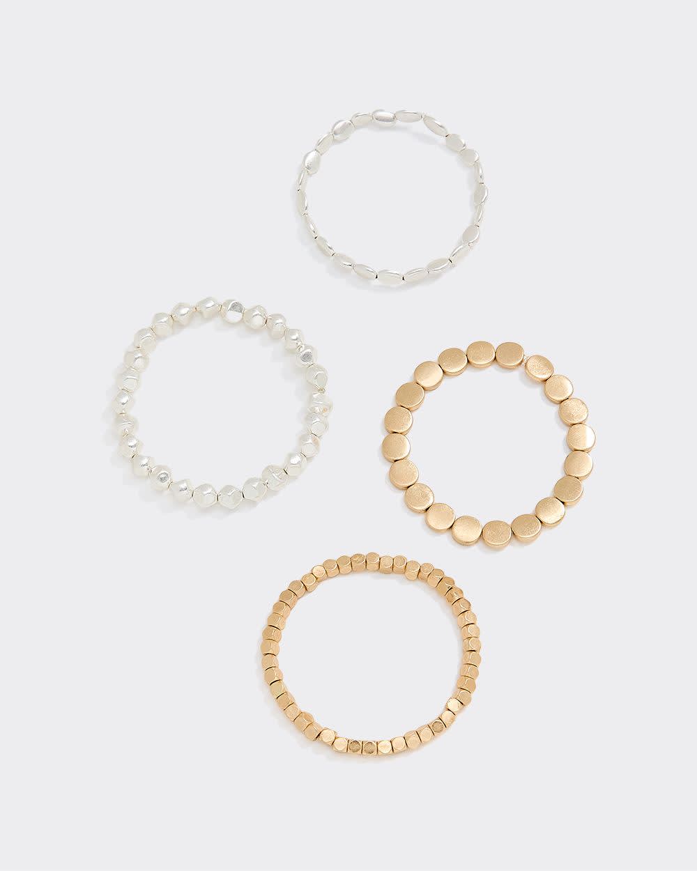 Beaded Bracelets - Set of 4 - Image 2