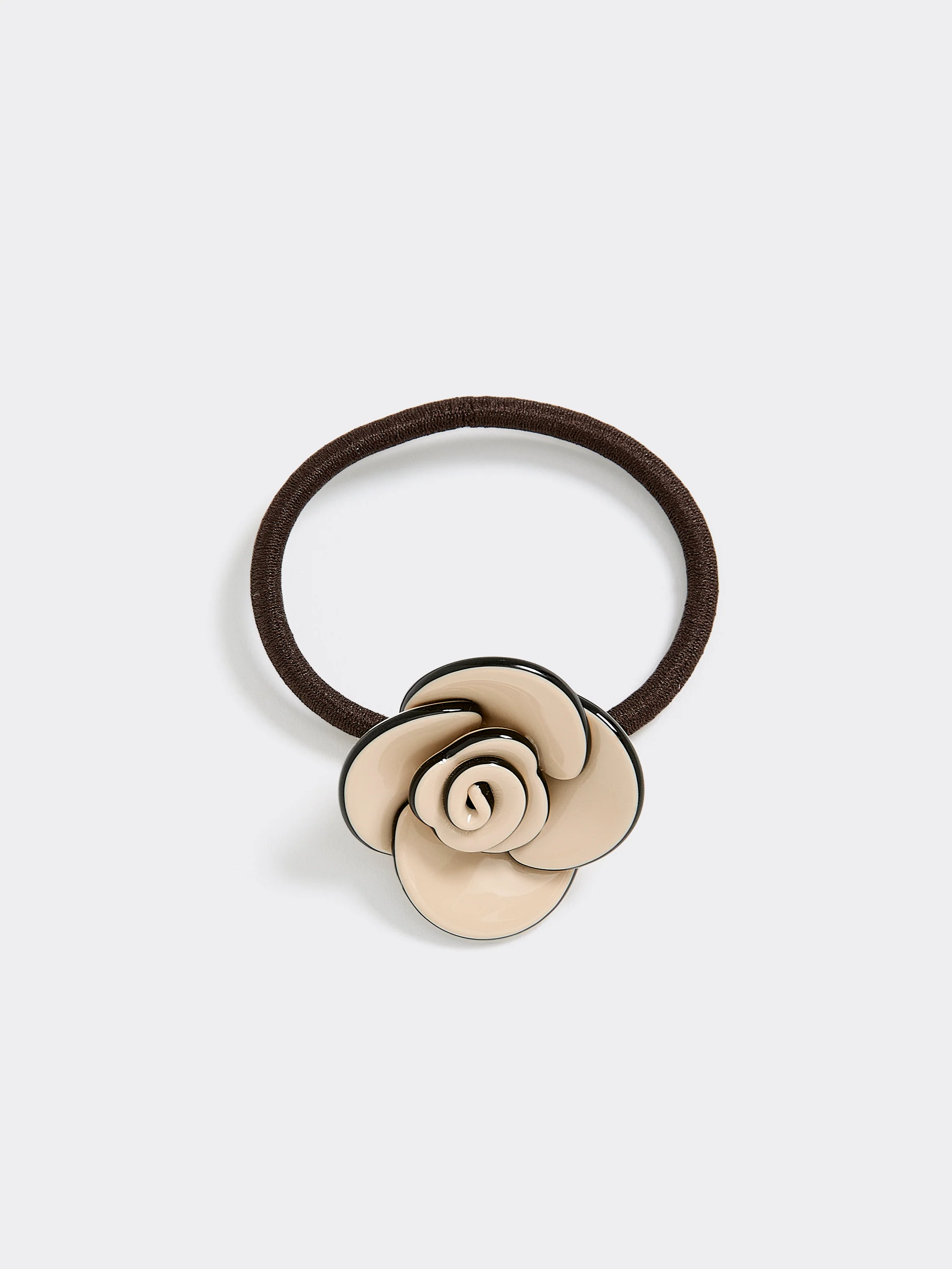 Hair Tie with Flower - Image 3