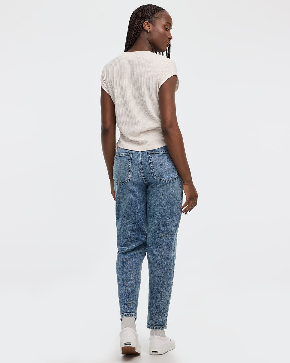 Extended-Sleeve Shirred Tee with Drawstrings - Image 6