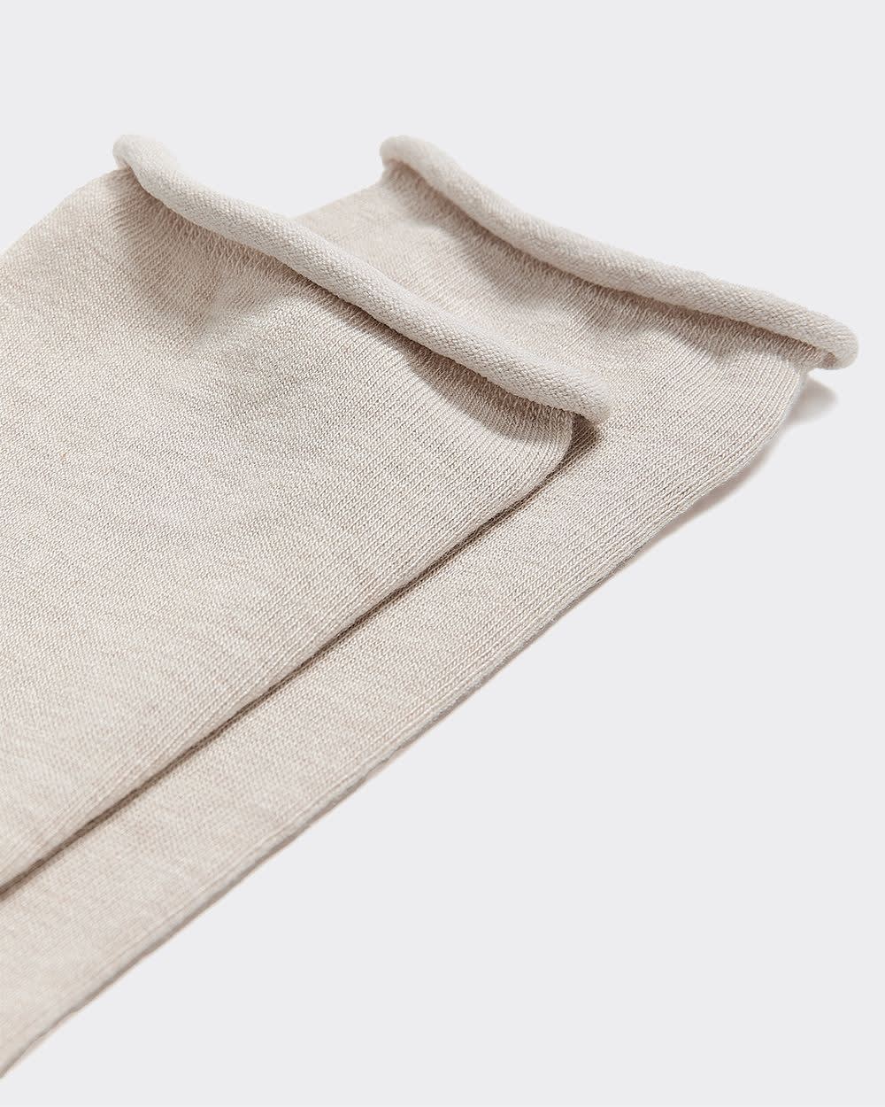Heather Bamboo Viscose Crew Socks - Image 3