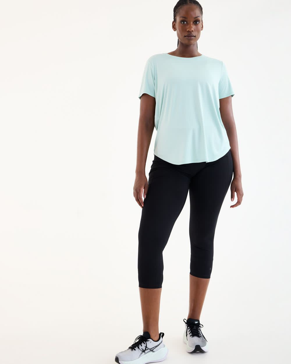 High-Rise Pulse Capri Legging with Pockets, Hyba - Image 5