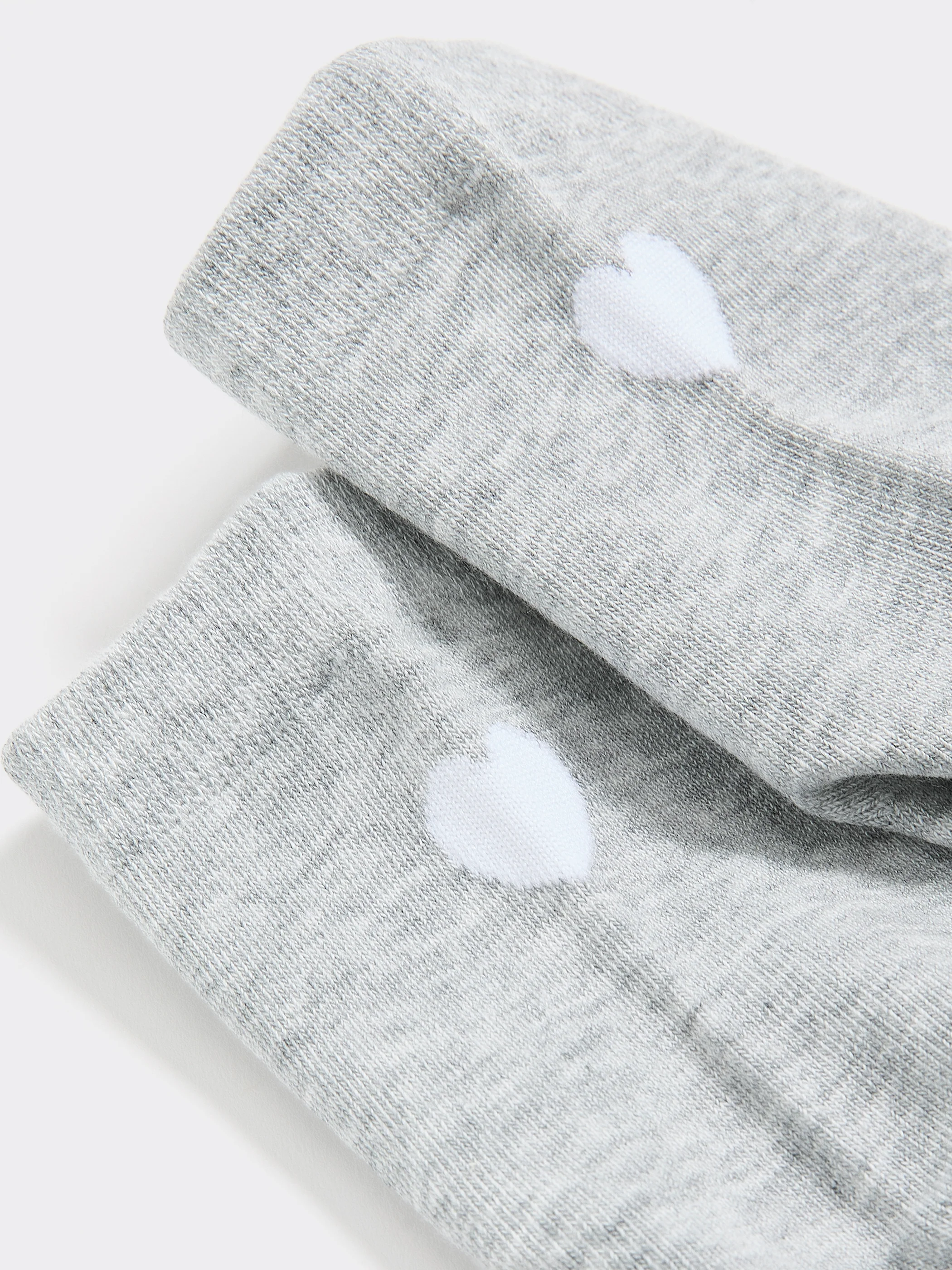 Anklet Socks with Heart at Hem - Image 5