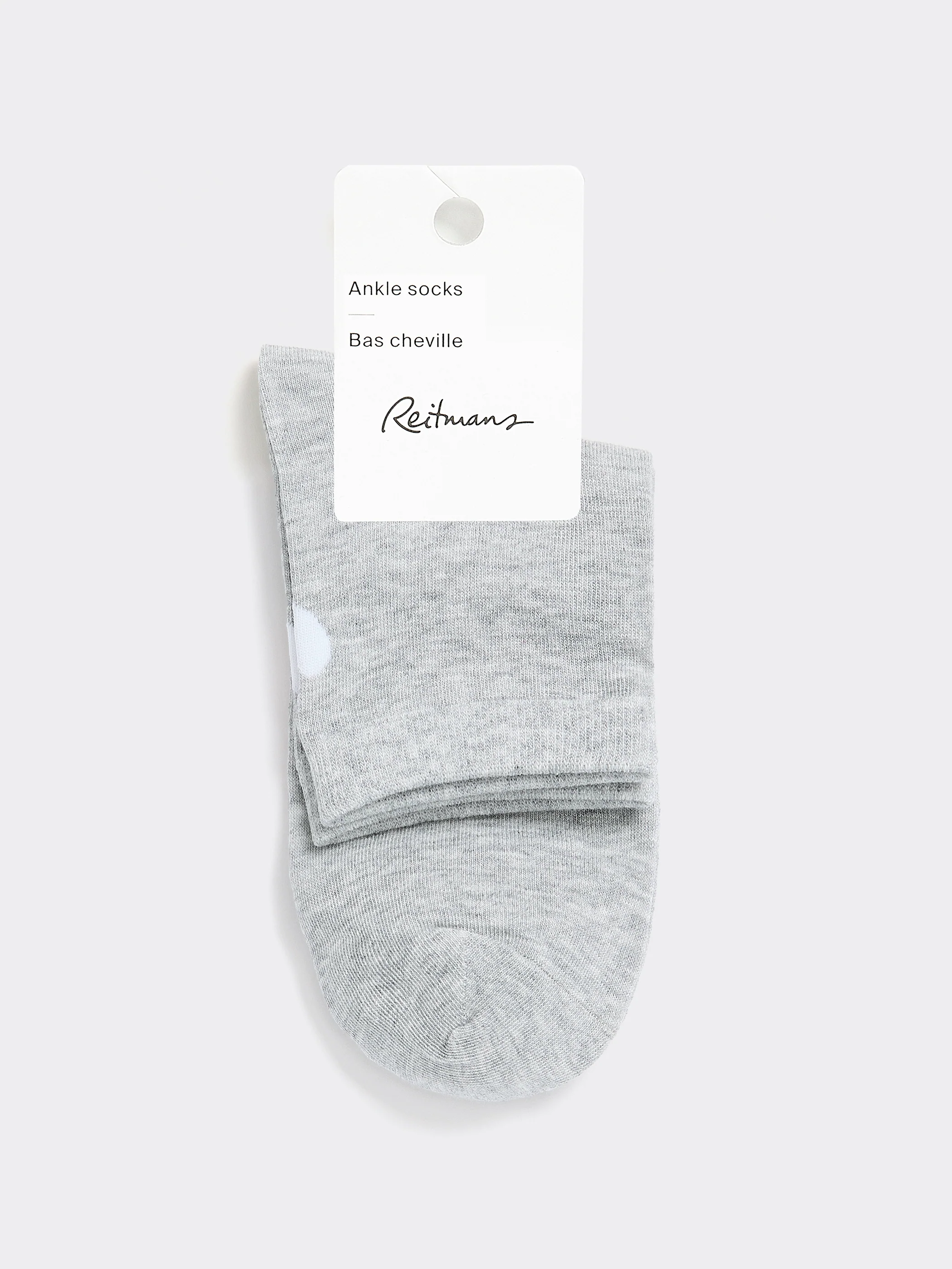 Anklet Socks with Heart at Hem - Image 6