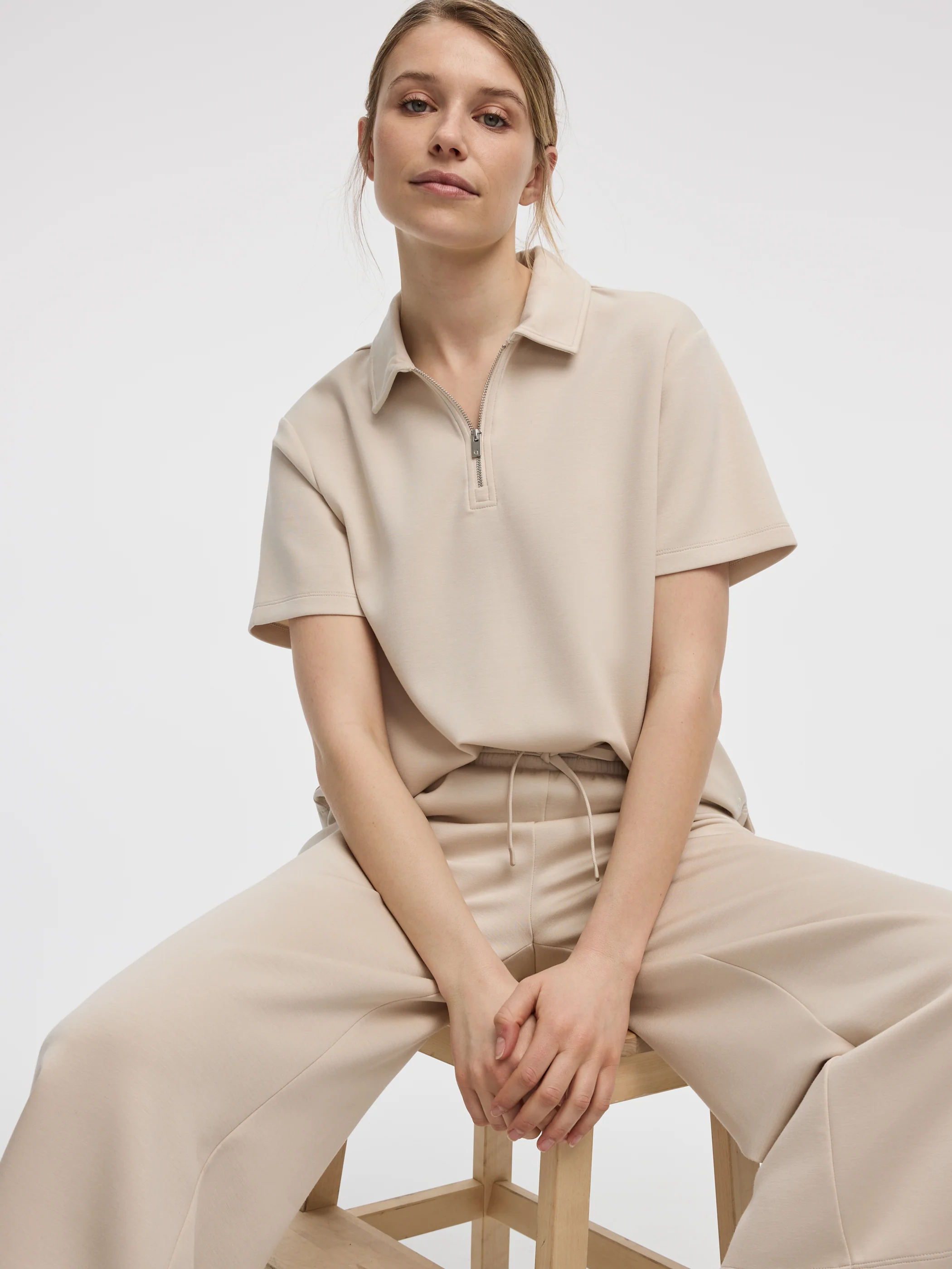 Short-Sleeve Half-Zip Polo - HYLUX - Hyba - Image 8