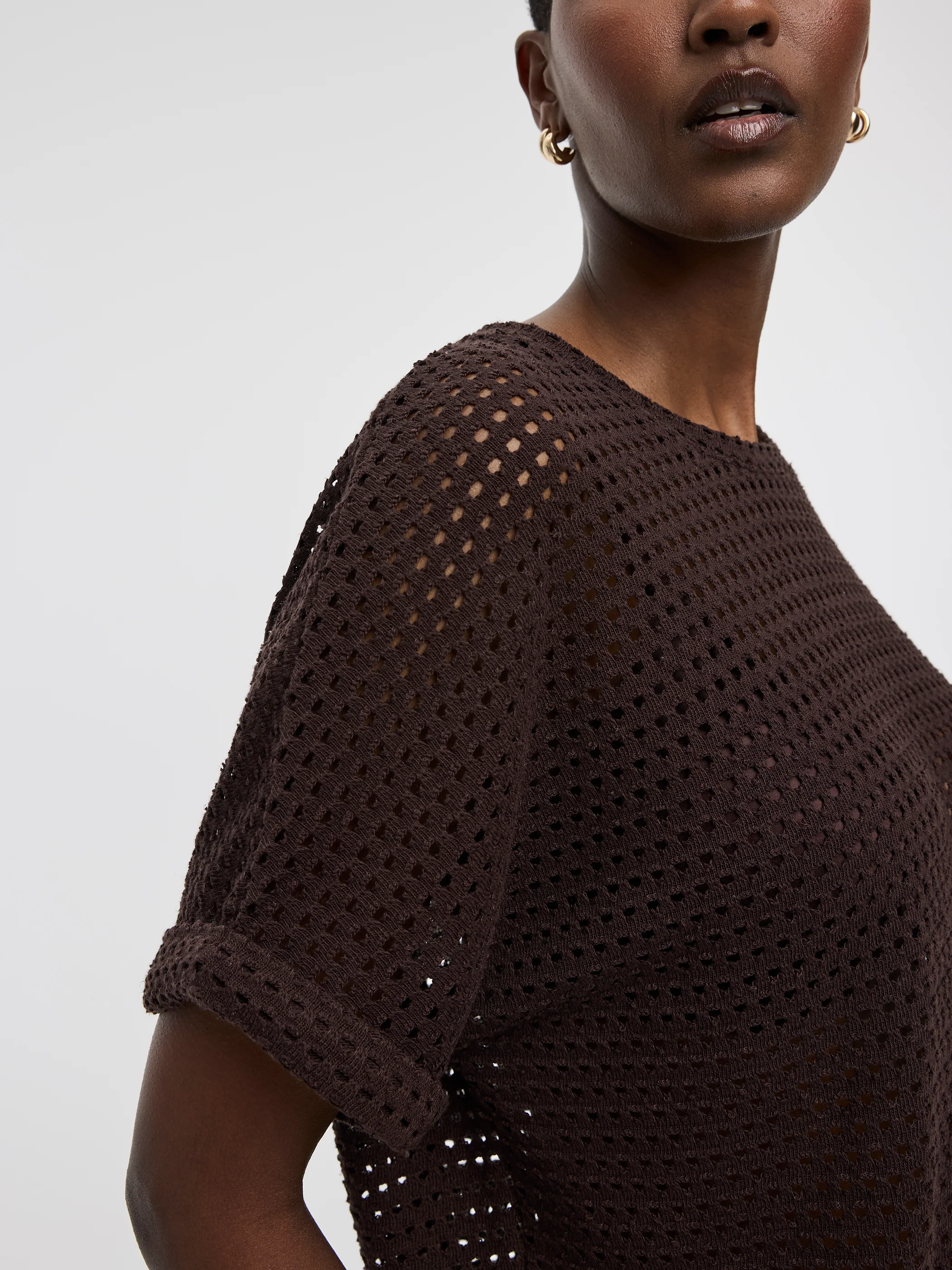 Short-Dolman-Sleeve Boat-Neck Tee - Image 6