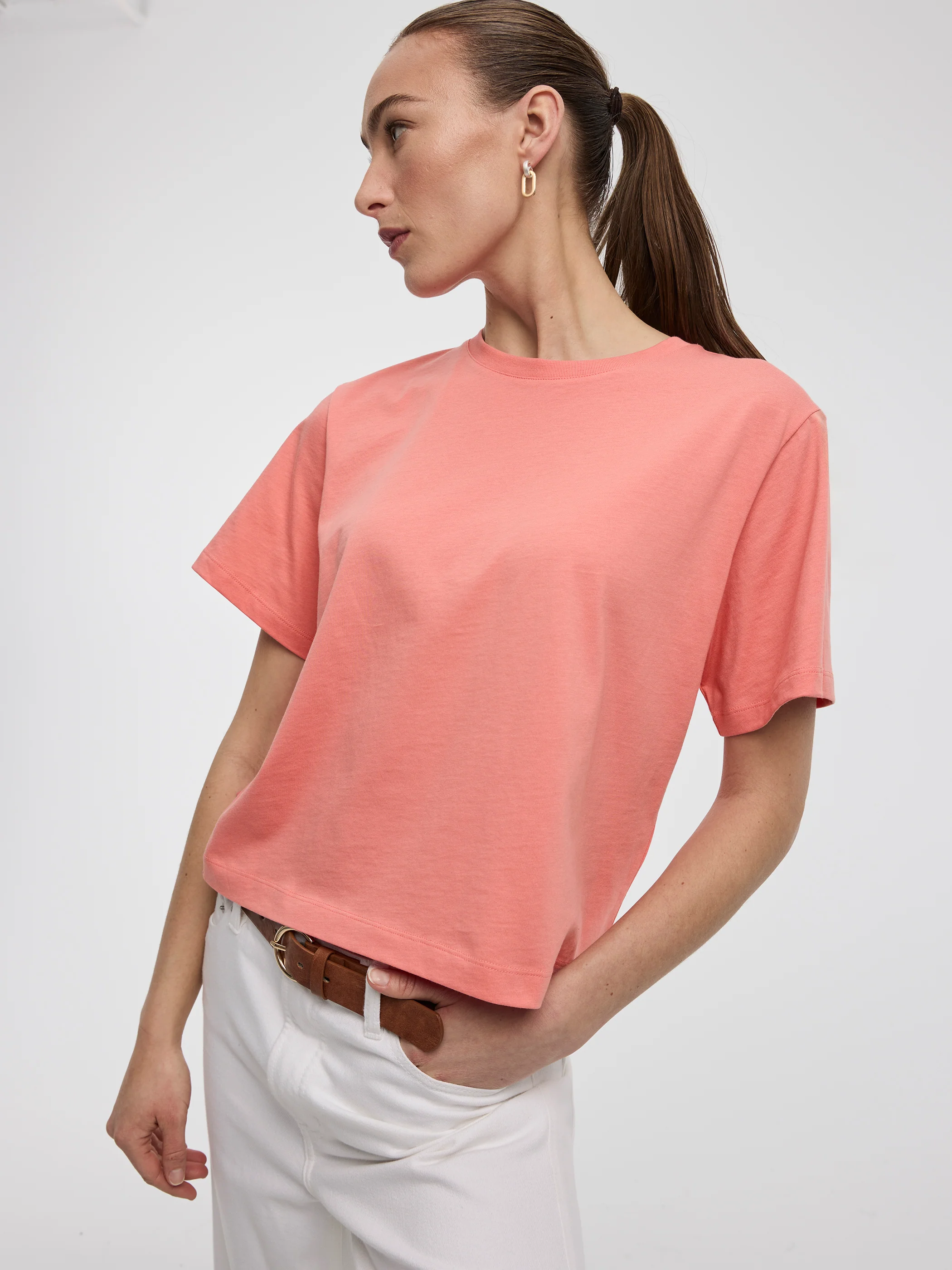 Crew-Neck Boxy T-Shirt - Image 12