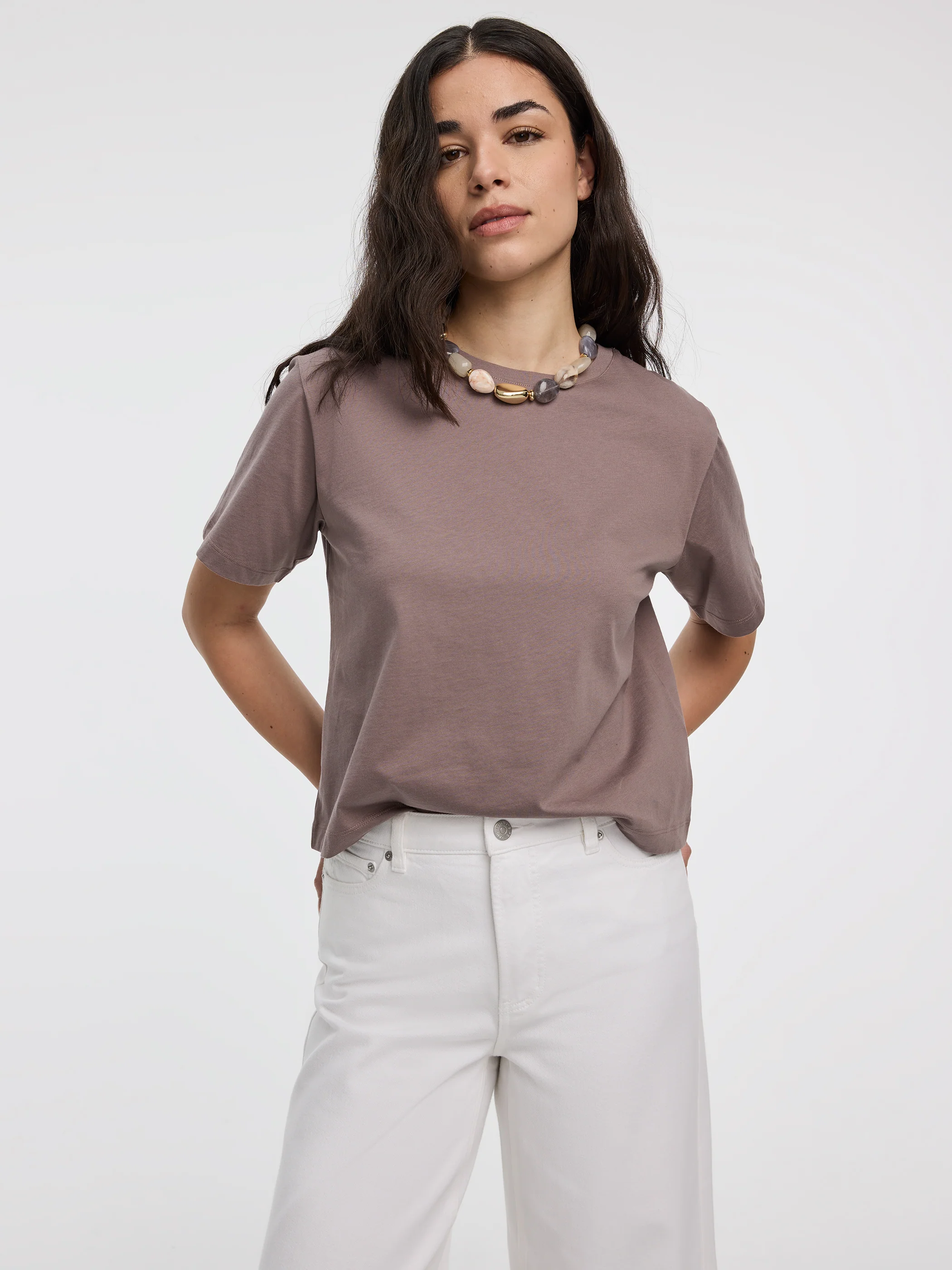 Crew-Neck Boxy T-Shirt - Image 13