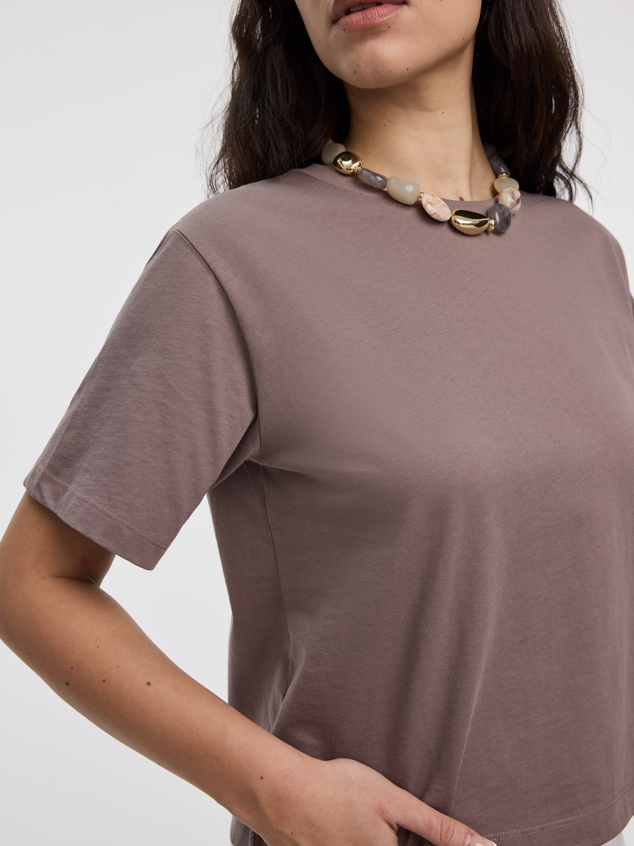 Crew-Neck Boxy T-Shirt - Image 14