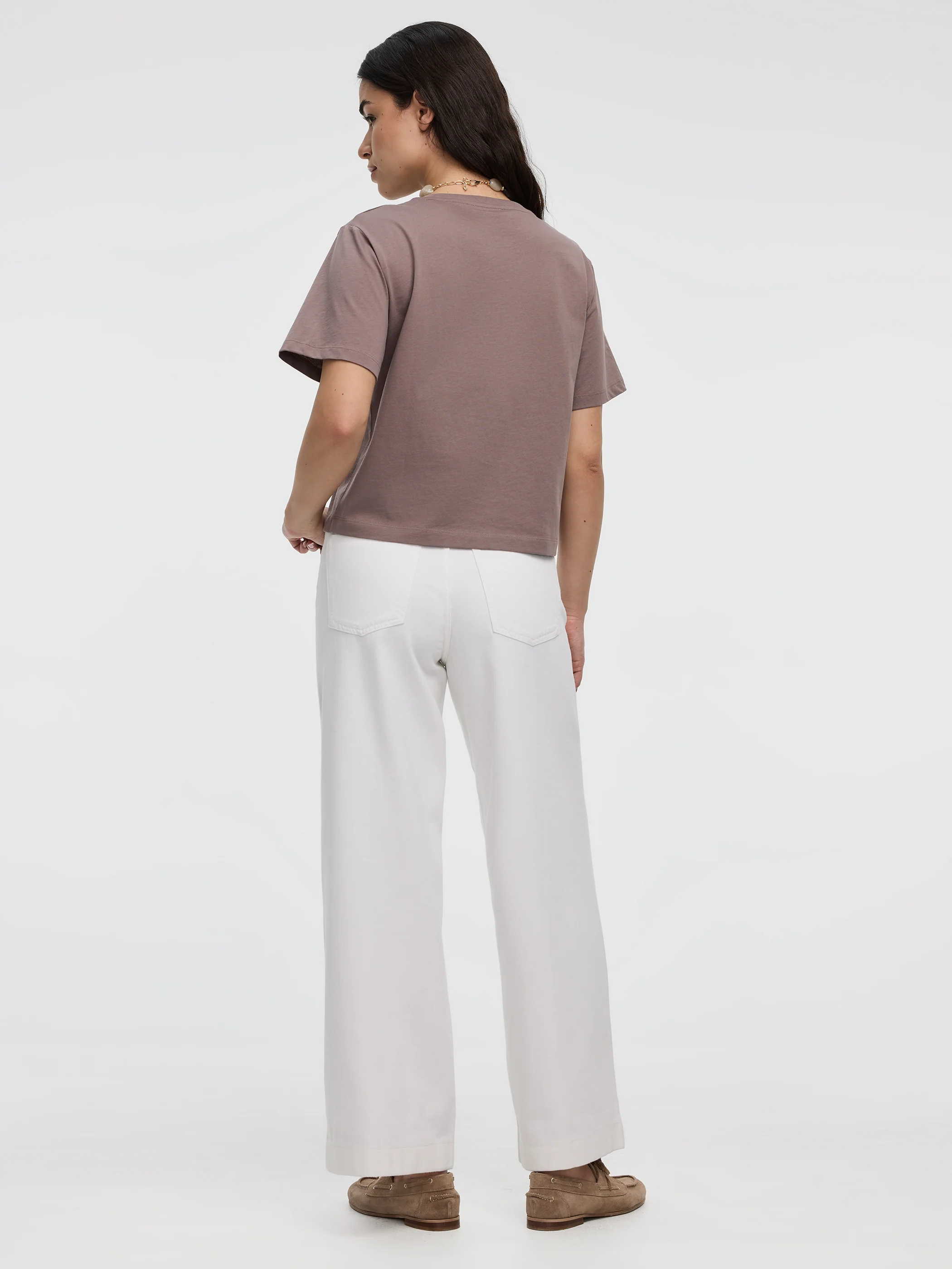 Crew-Neck Boxy T-Shirt - Image 15