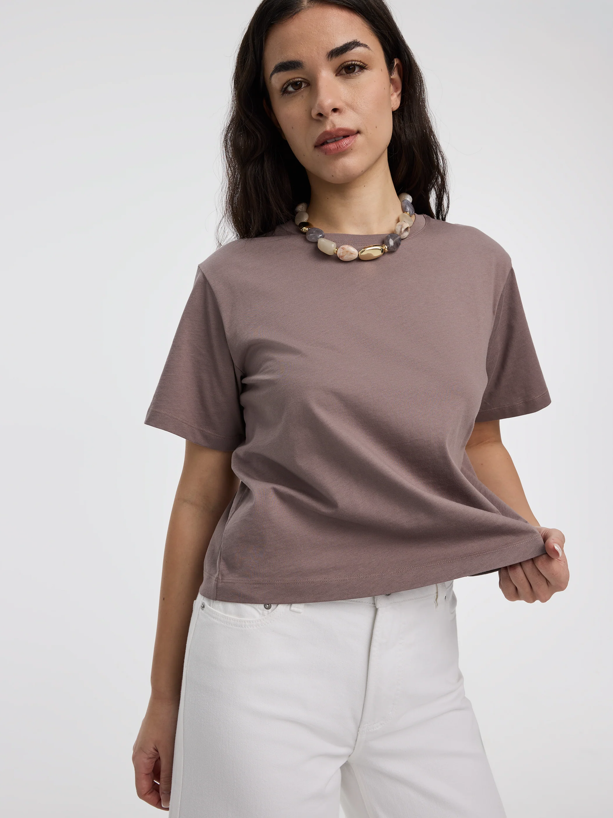 Crew-Neck Boxy T-Shirt - Image 16