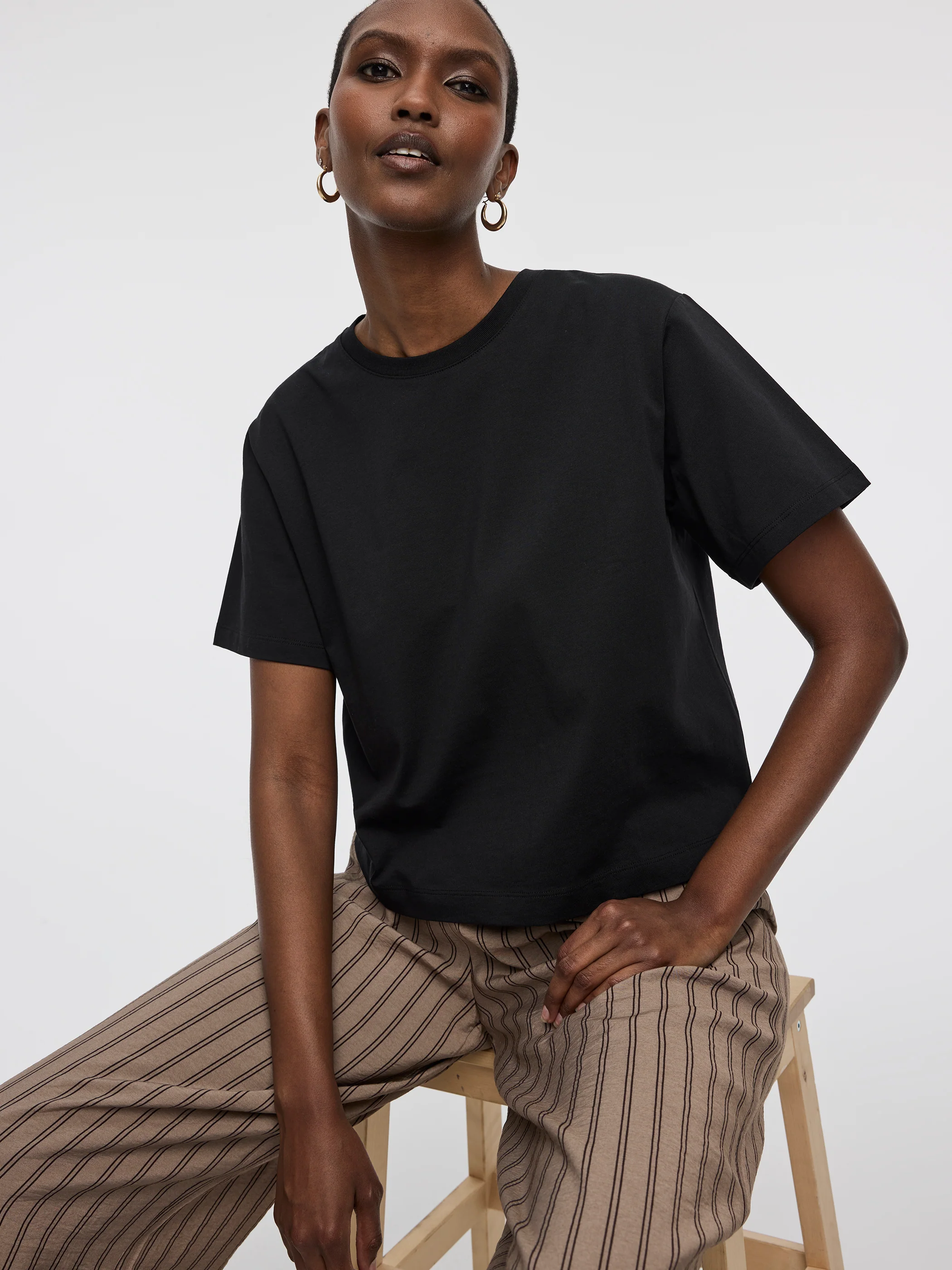 Crew-Neck Boxy T-Shirt - Image 4