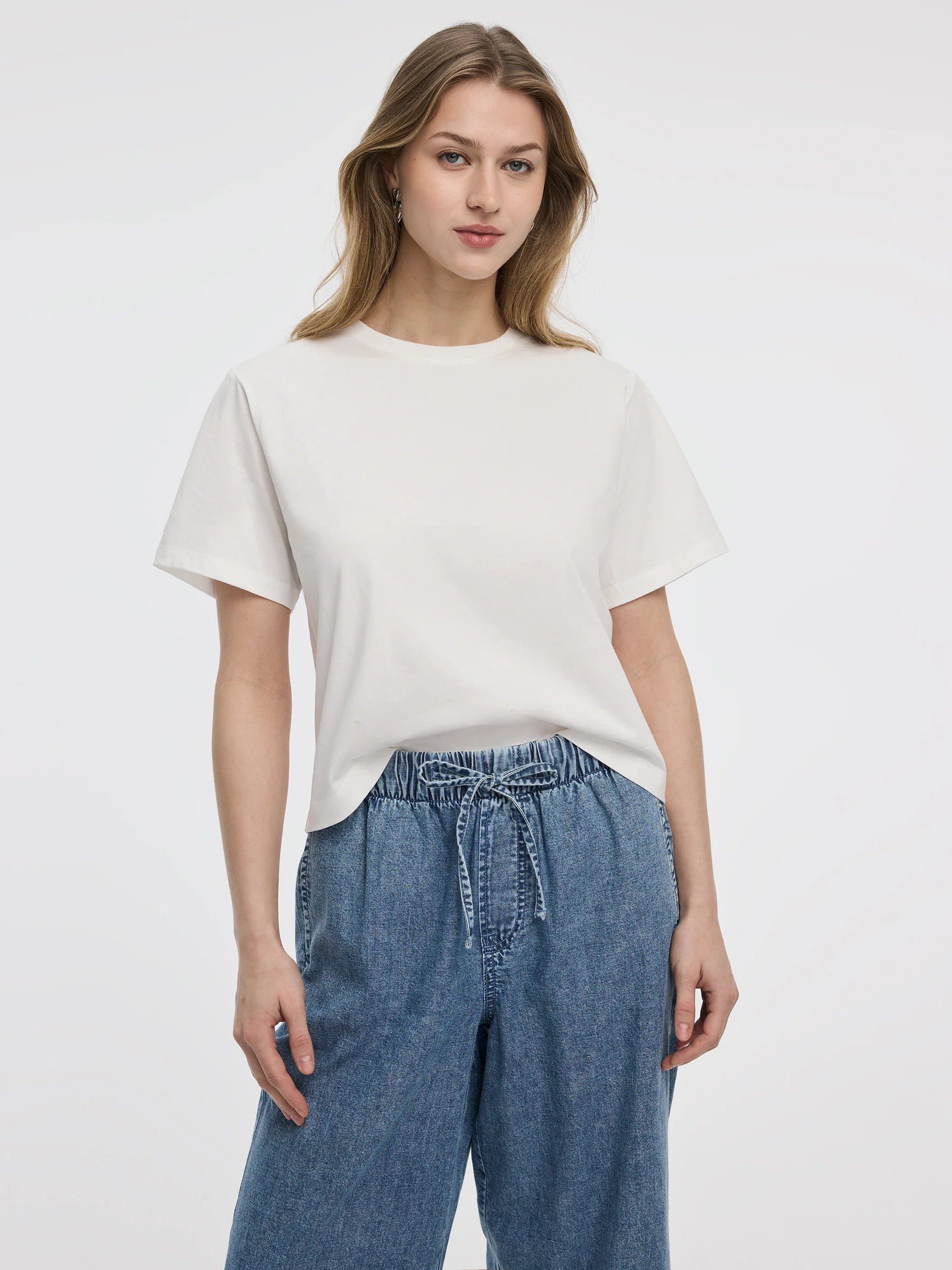 Crew-Neck Boxy T-Shirt - Image 5