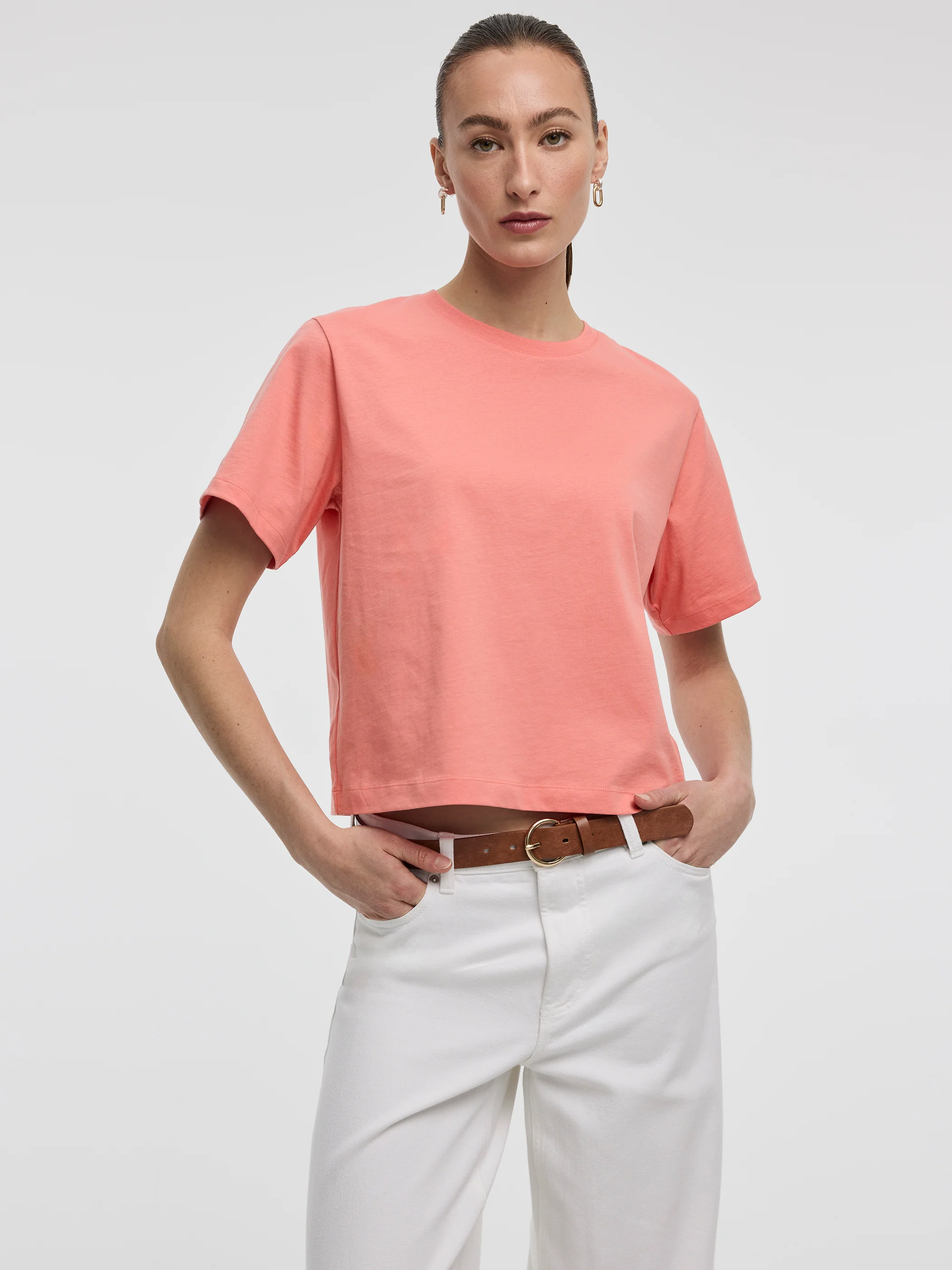 Crew-Neck Boxy T-Shirt - Image 9