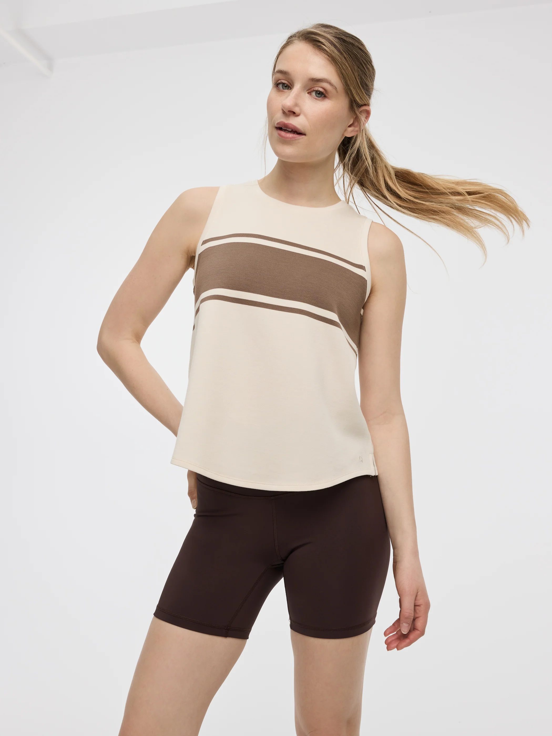 Striped Crew-Neck Tank - HYLUX - Hyba - Image 3