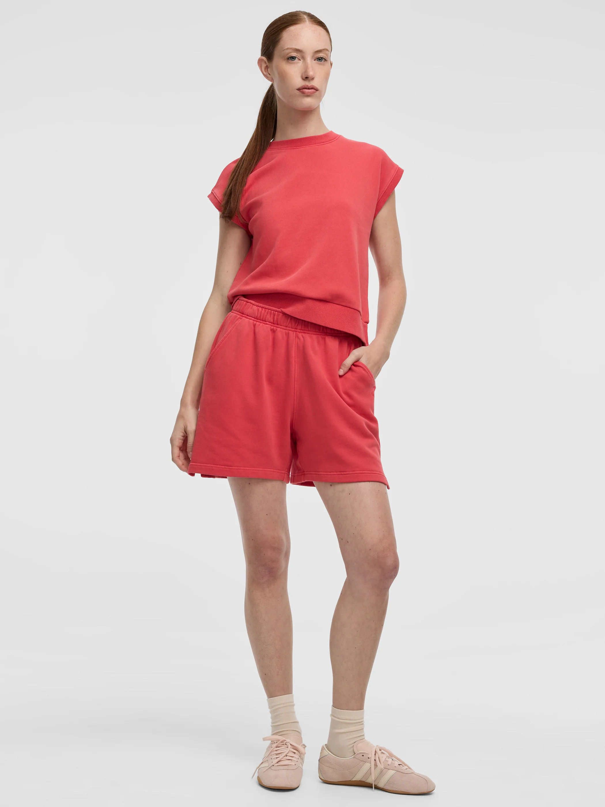 Extended-Sleeve Crew-Neck T-Shirt- Hyba - Image 8