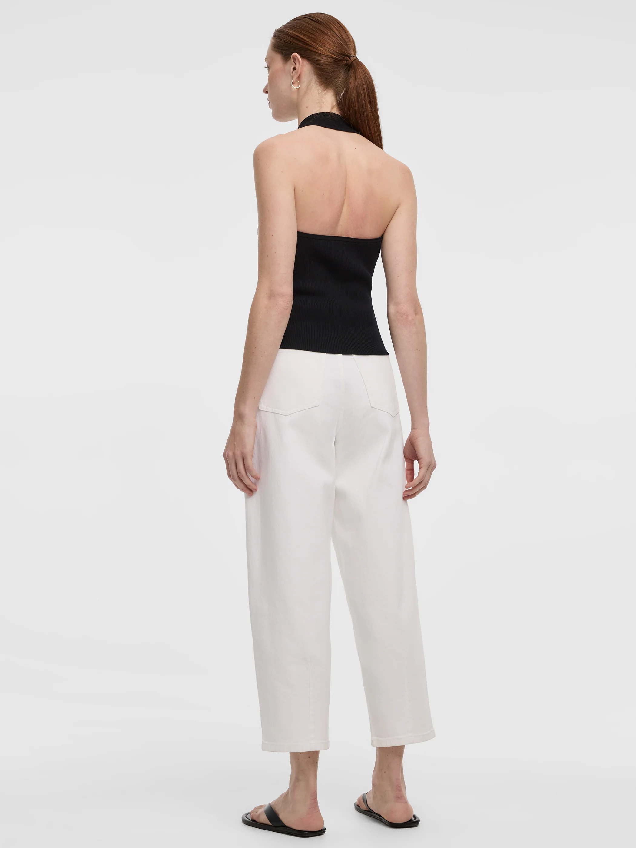 Halter-Neck Ribbed Tank - Image 3