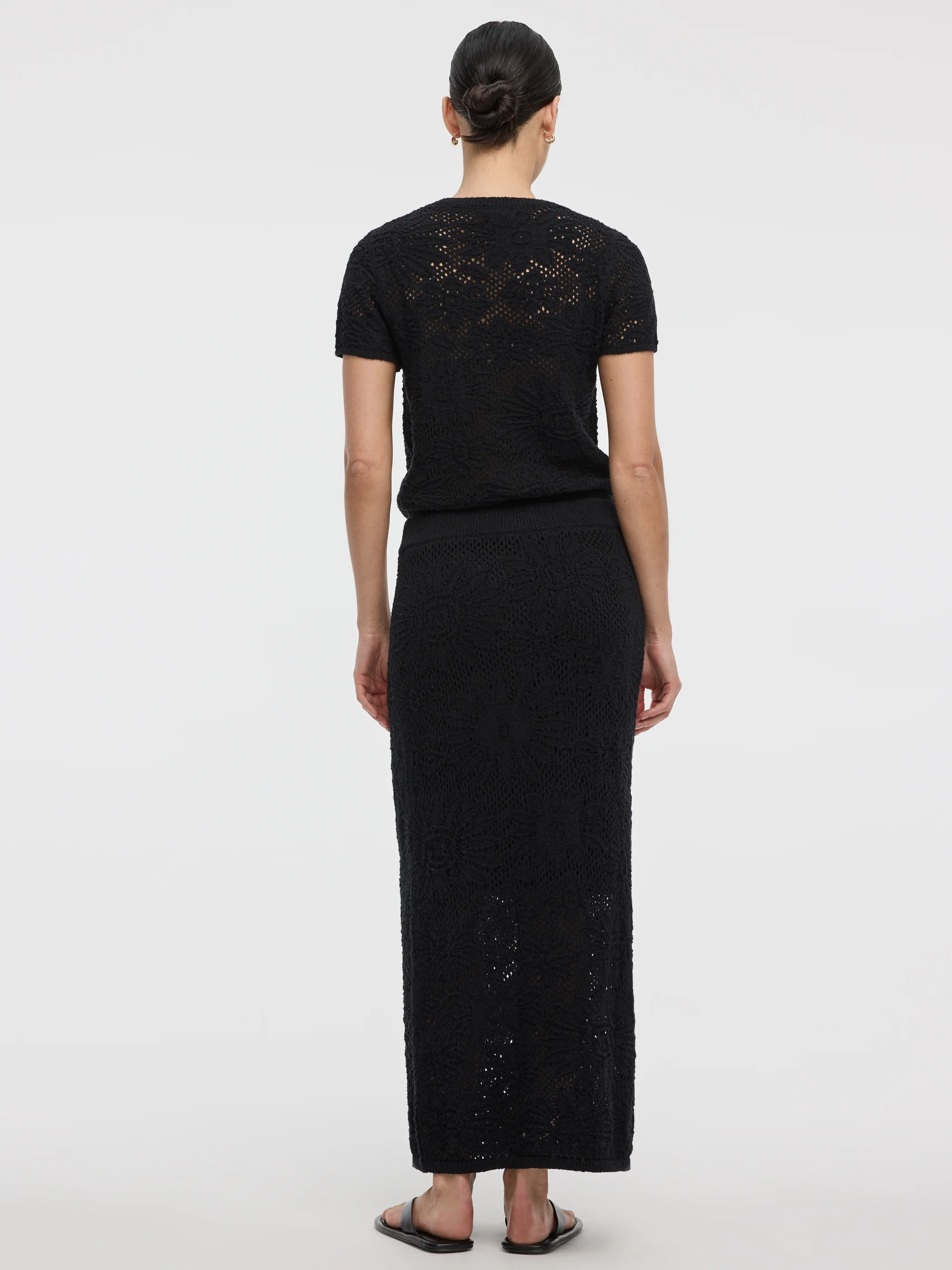 Pull-On Crochet Maxi Skirt - Image 4