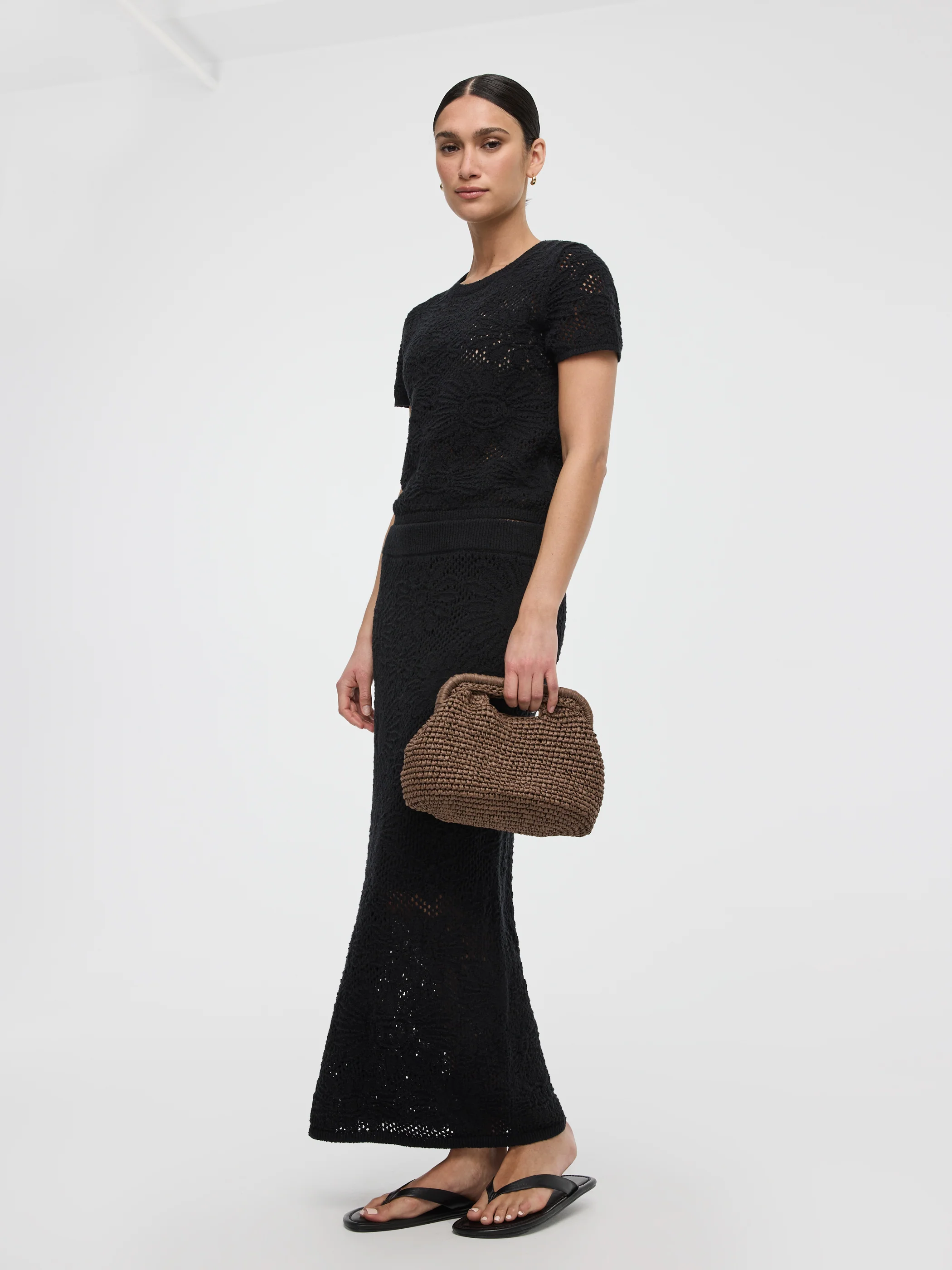 Pull-On Crochet Maxi Skirt - Image 5