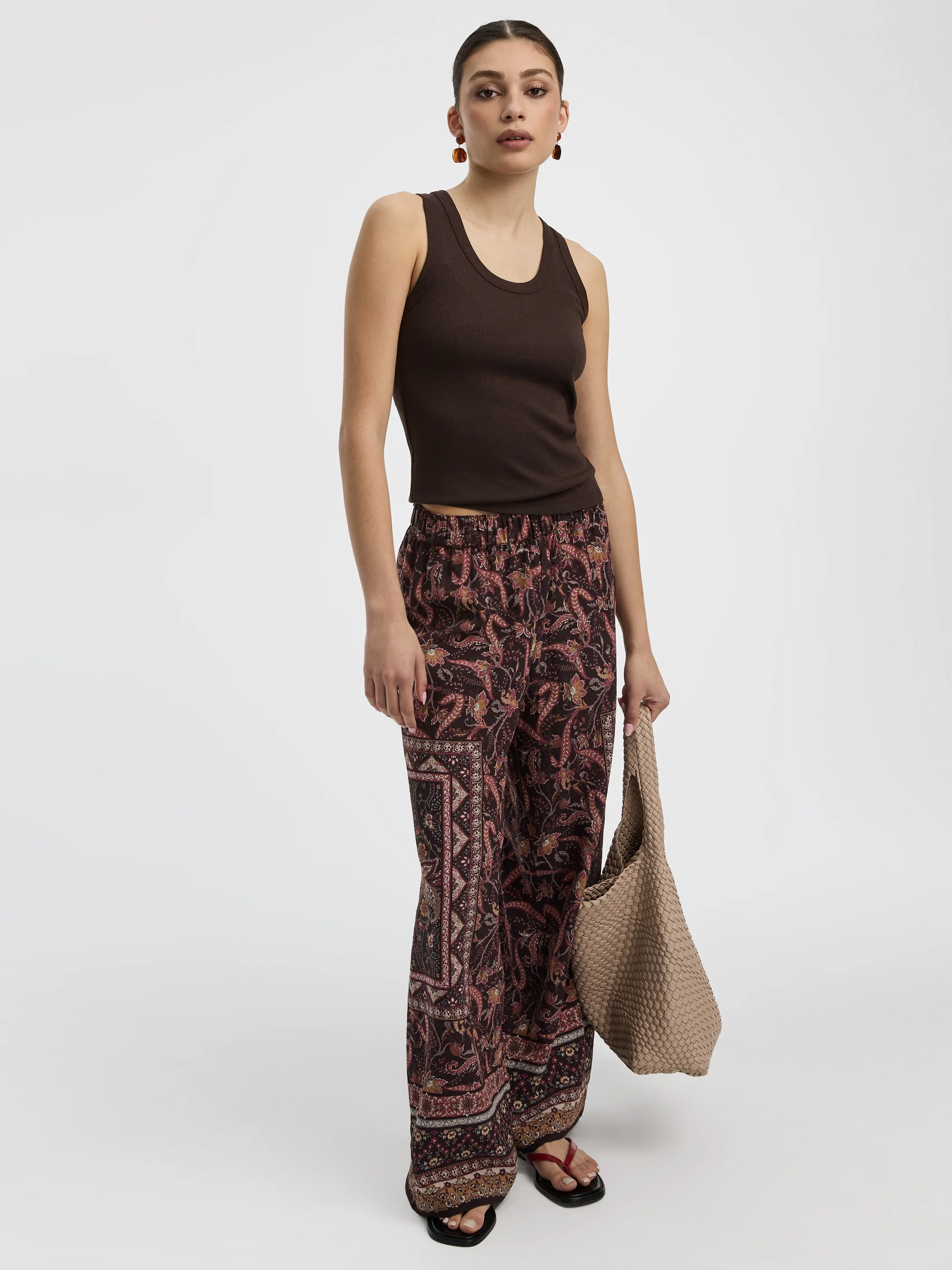 Scoop-Neck Ribbed Tank - Image 12