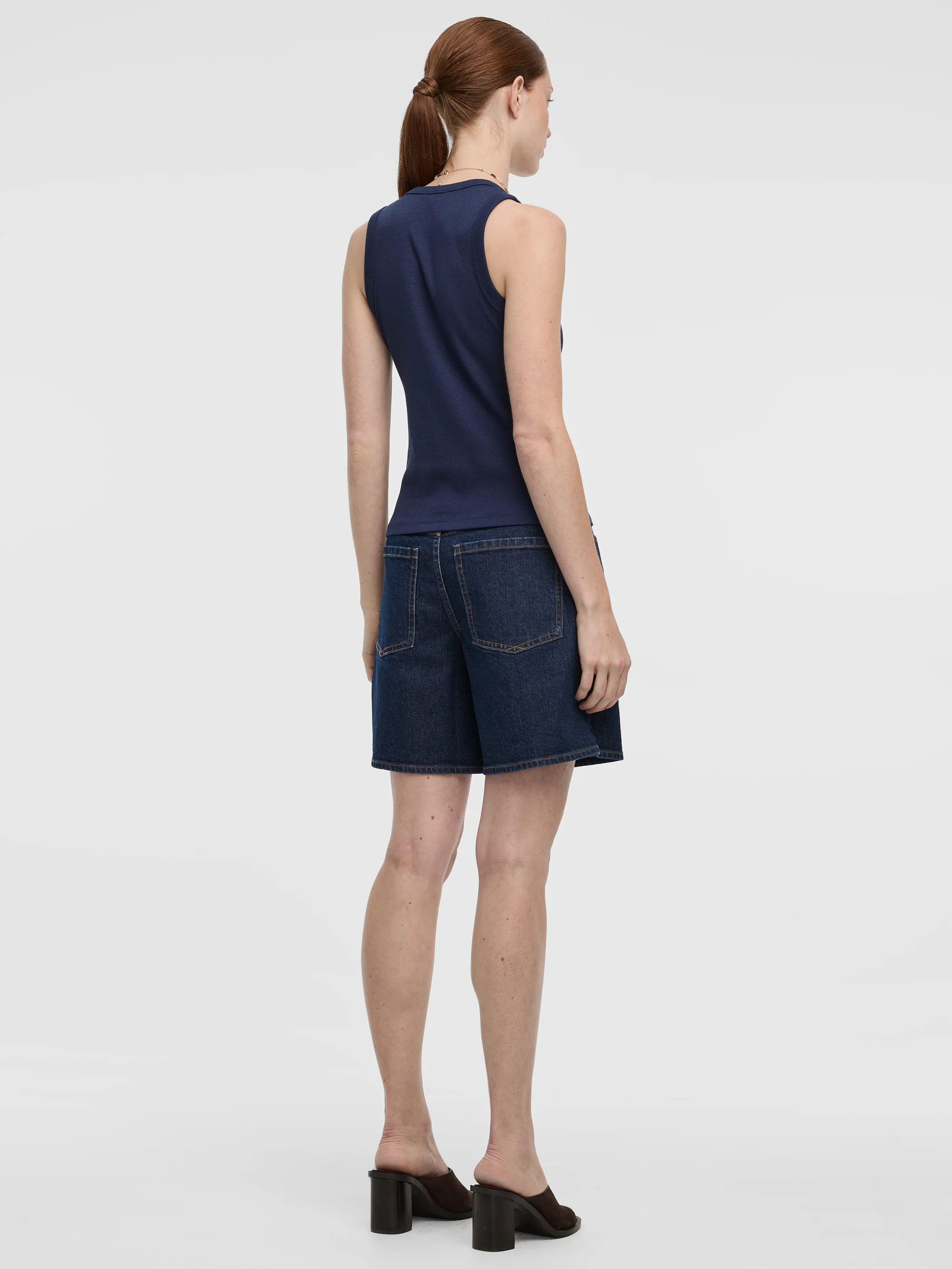 Scoop-Neck Ribbed Tank - Image 23