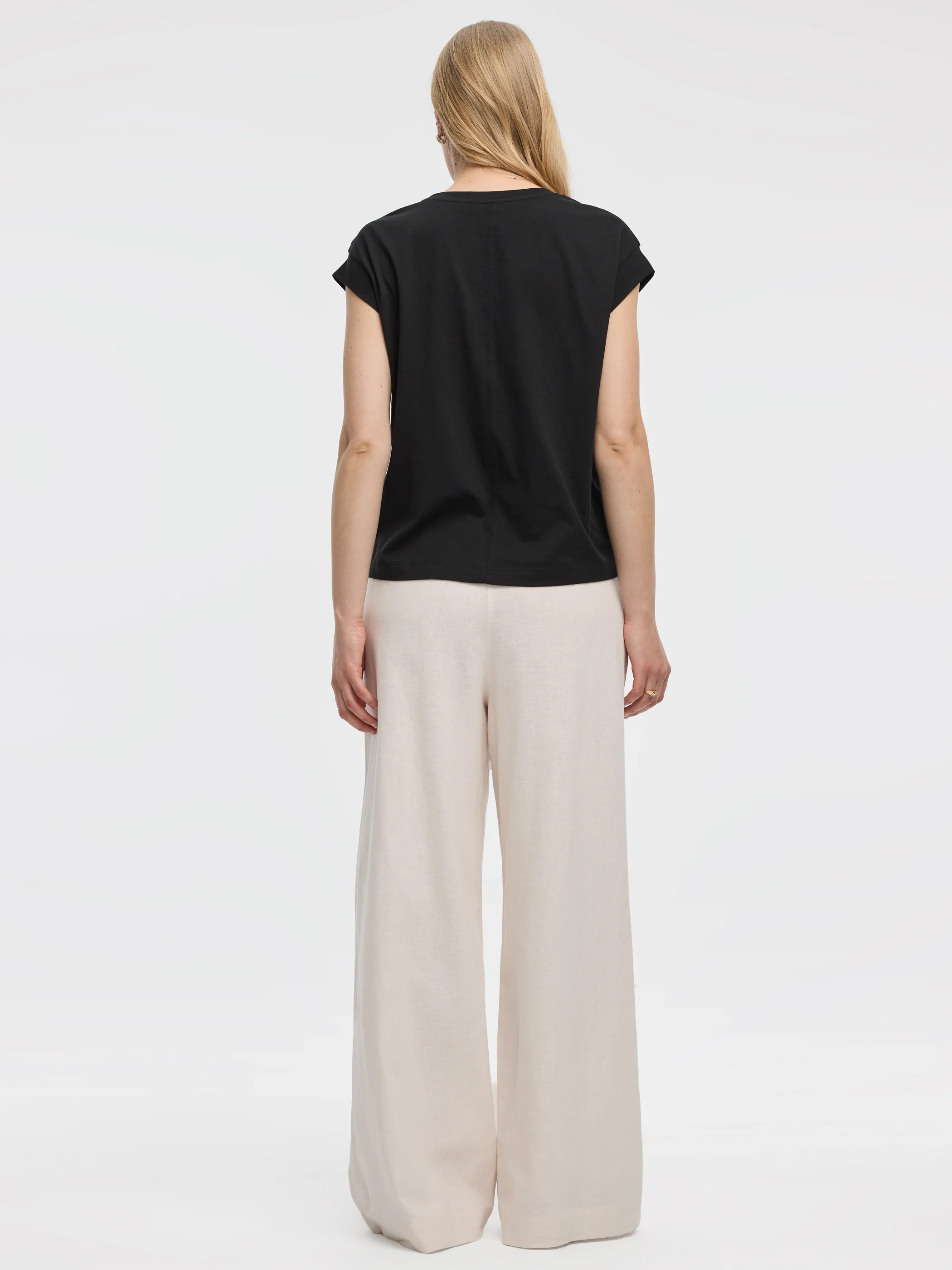 Extended-Sleeve Crew-Neck Tee - Image 3