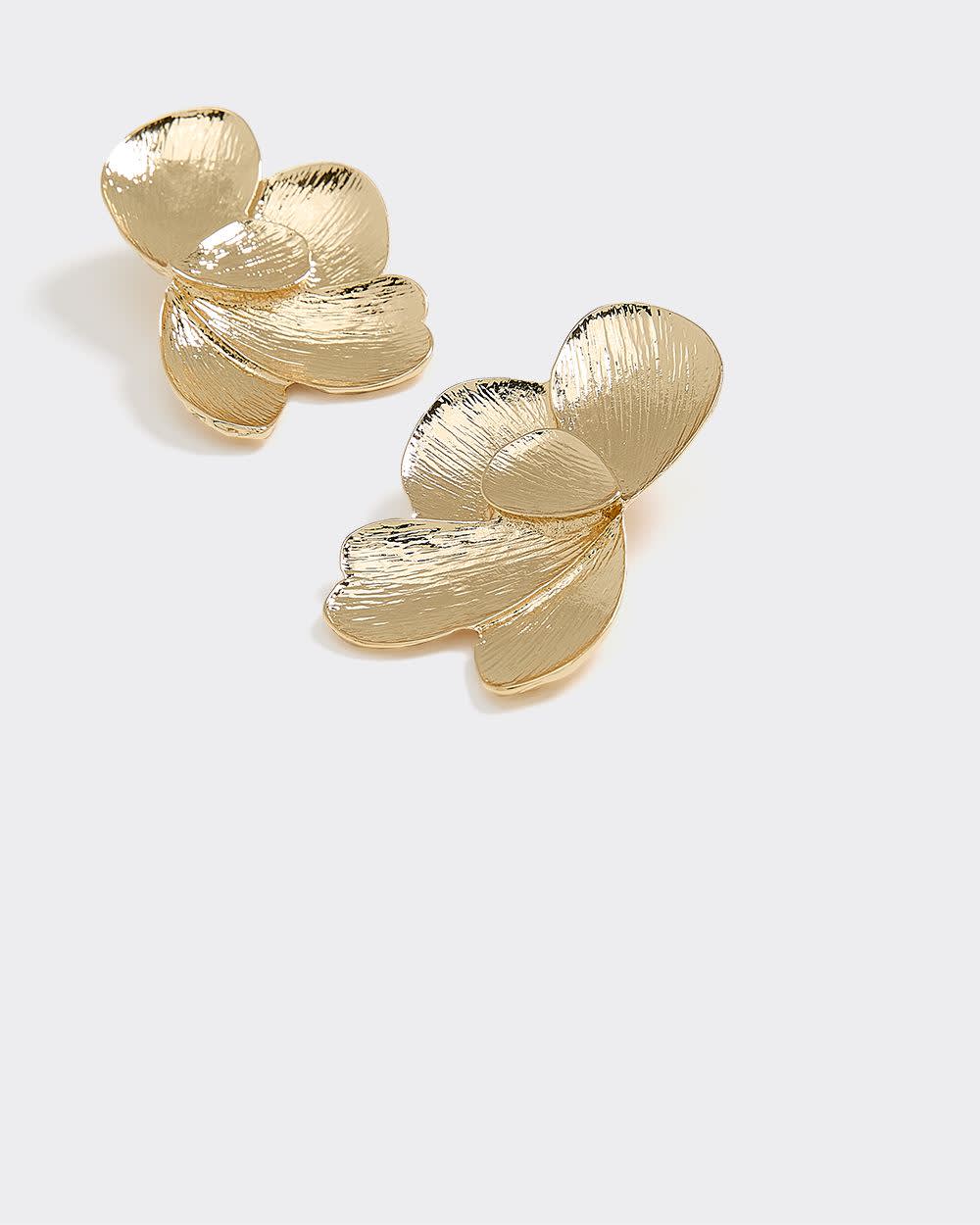 Large Flower Earrings - Image 2