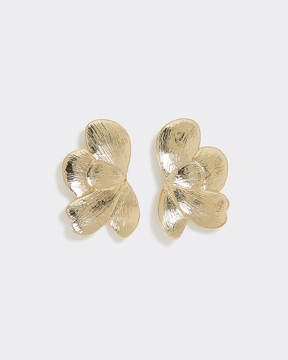 Large Flower Earrings - Image 3