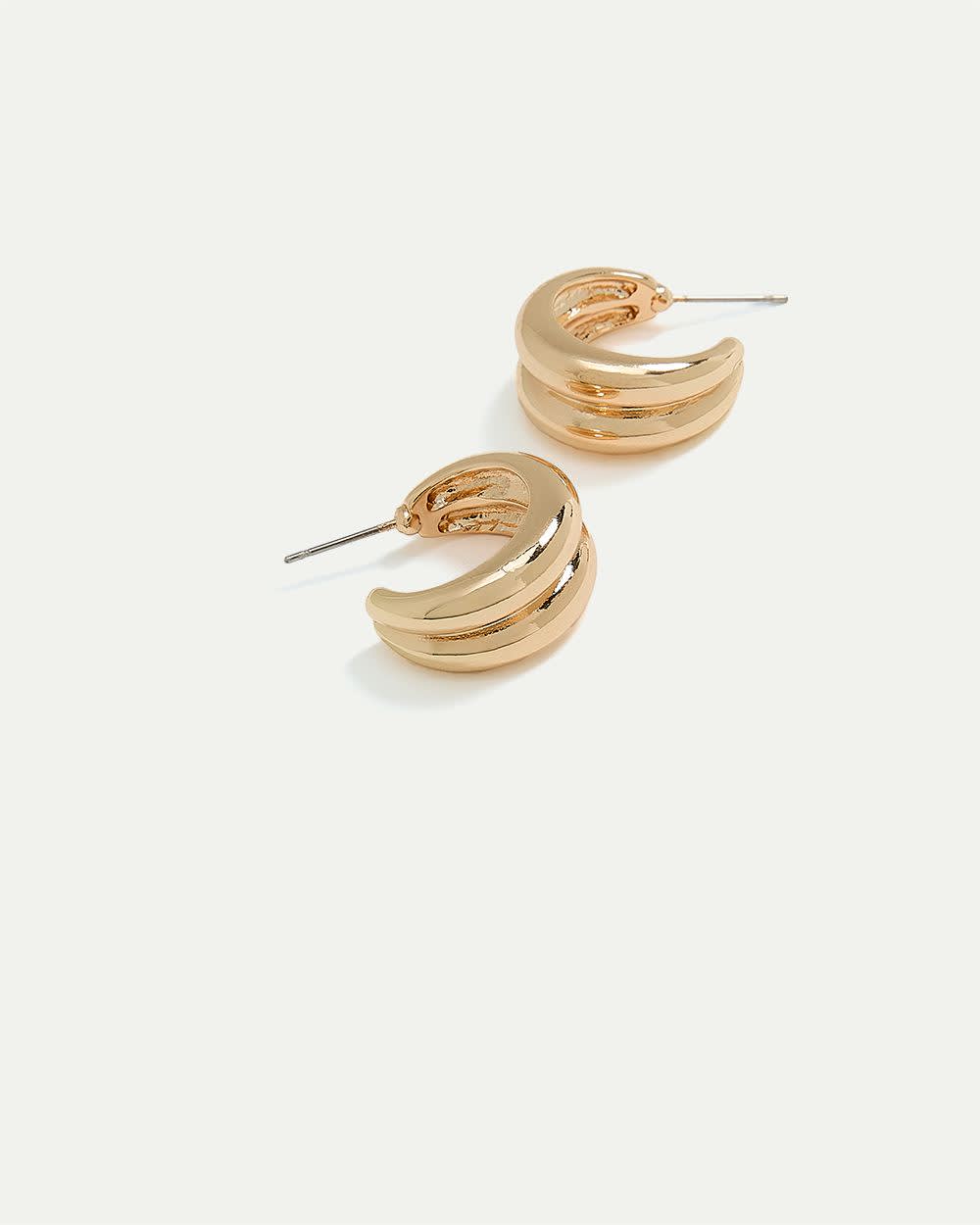 Large Open Hoops - Image 4