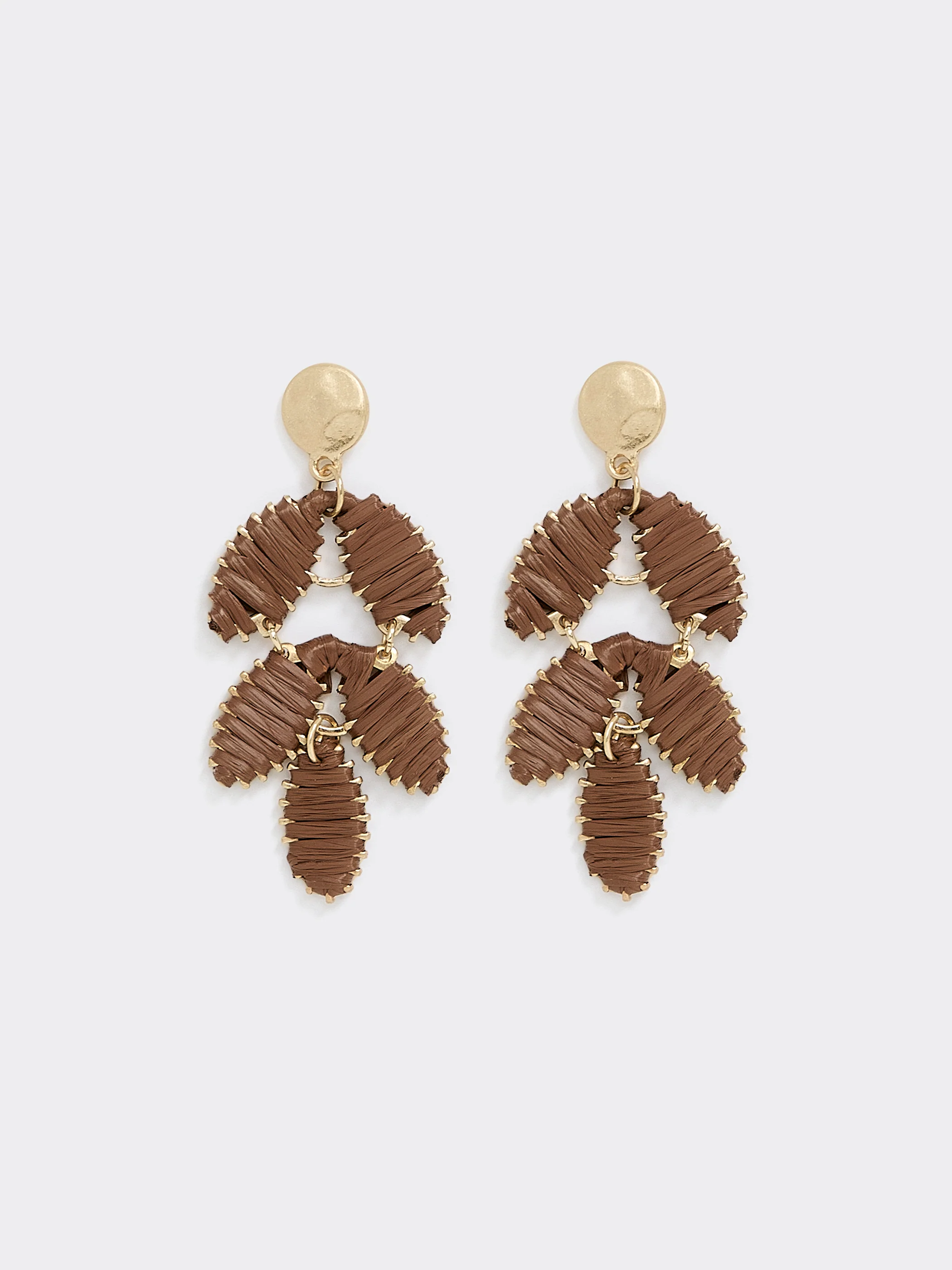 Raffia Pendant Earrings - Image 2