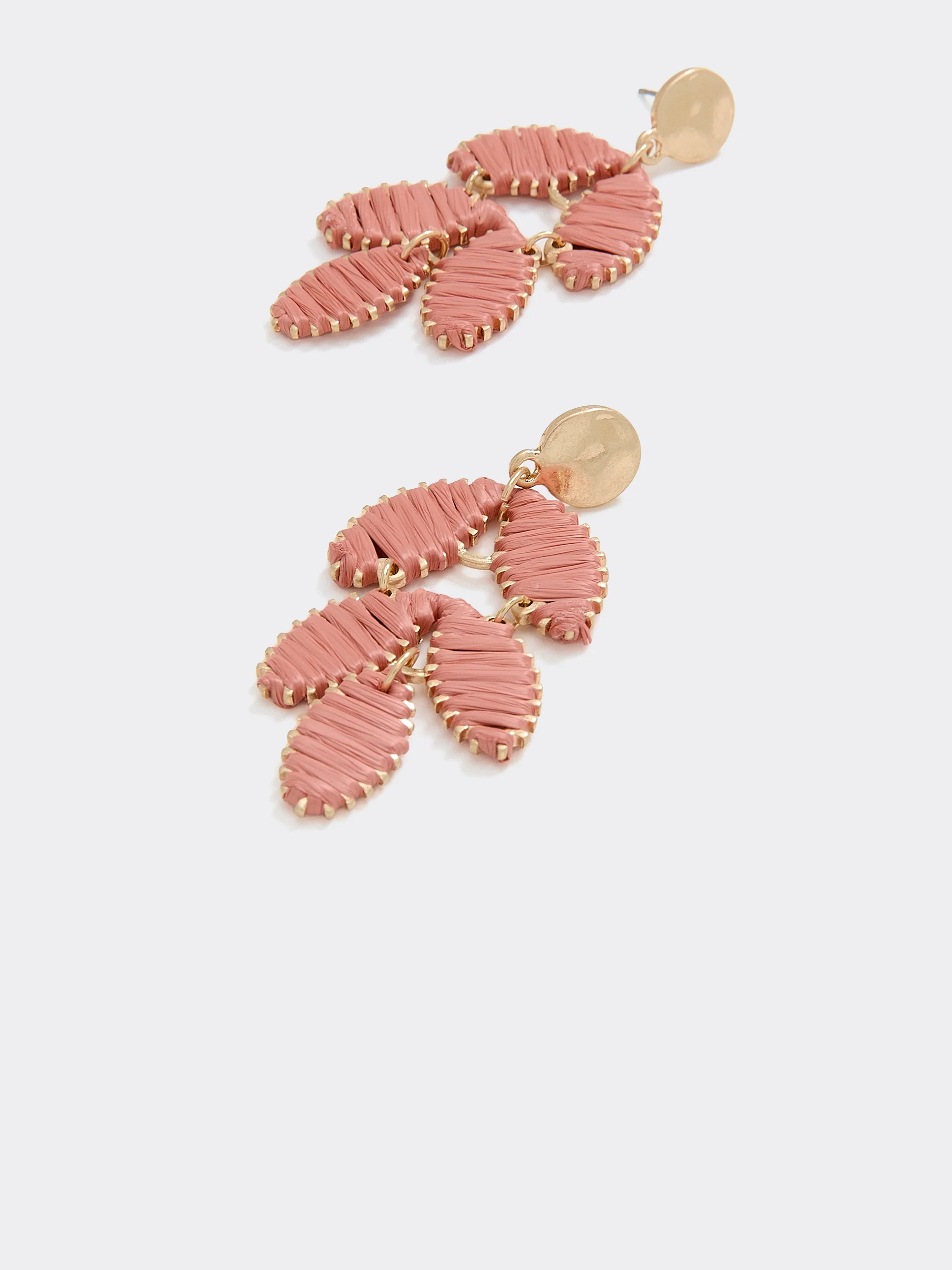 Raffia Pendant Earrings - Image 3